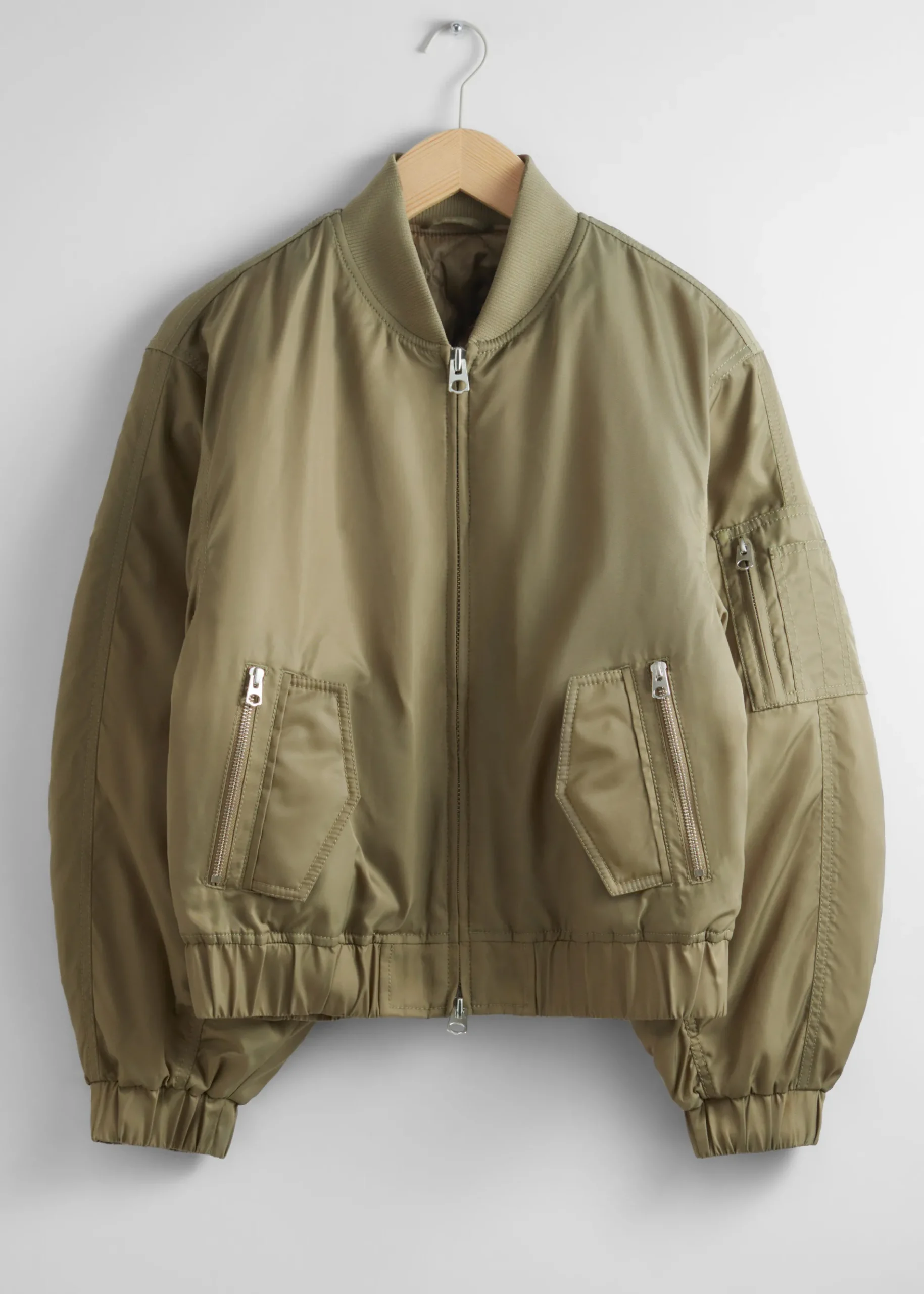 & Other Stories Kastenförmige Reißverschlussjacke