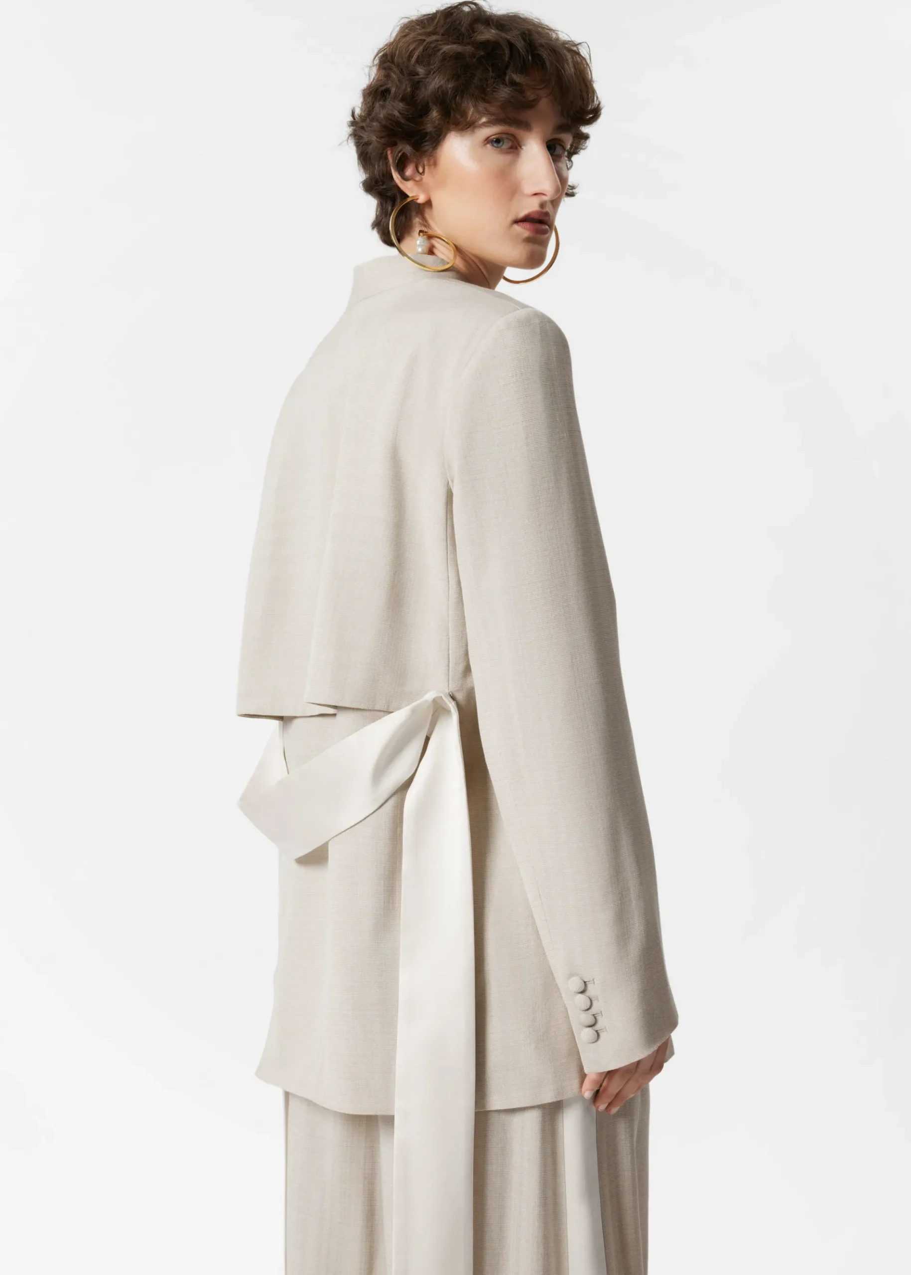 & Other Stories Kragenloser Blazer