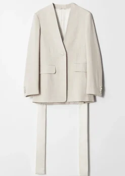 & Other Stories Kragenloser Blazer