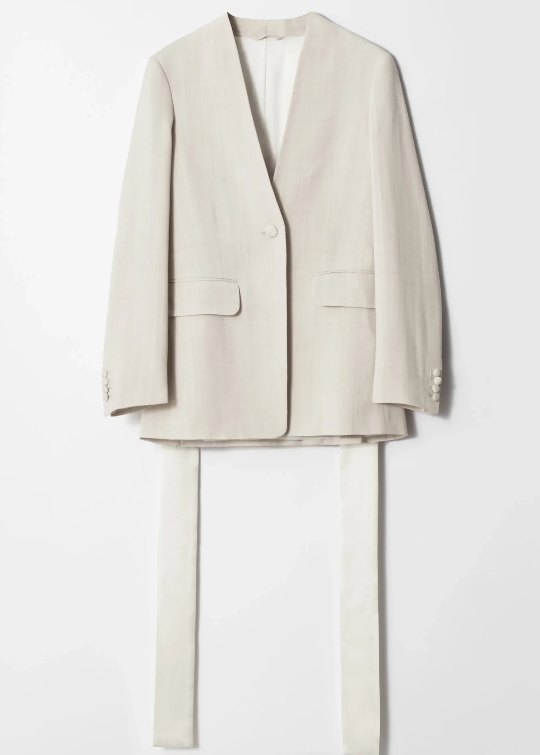 & Other Stories Kragenloser Blazer
