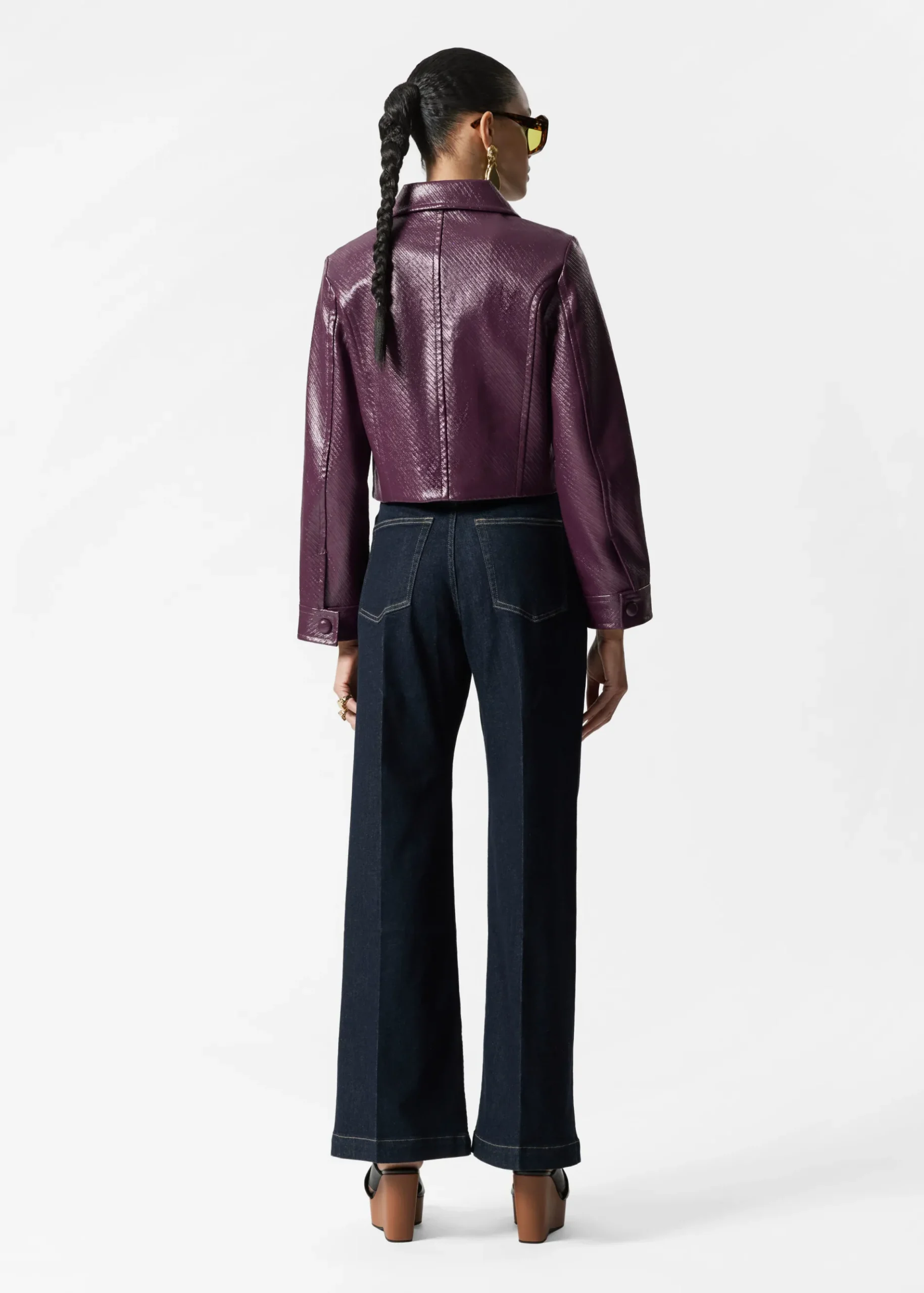 & Other Stories Kurze Jacke mit aufgesetzten Taschen