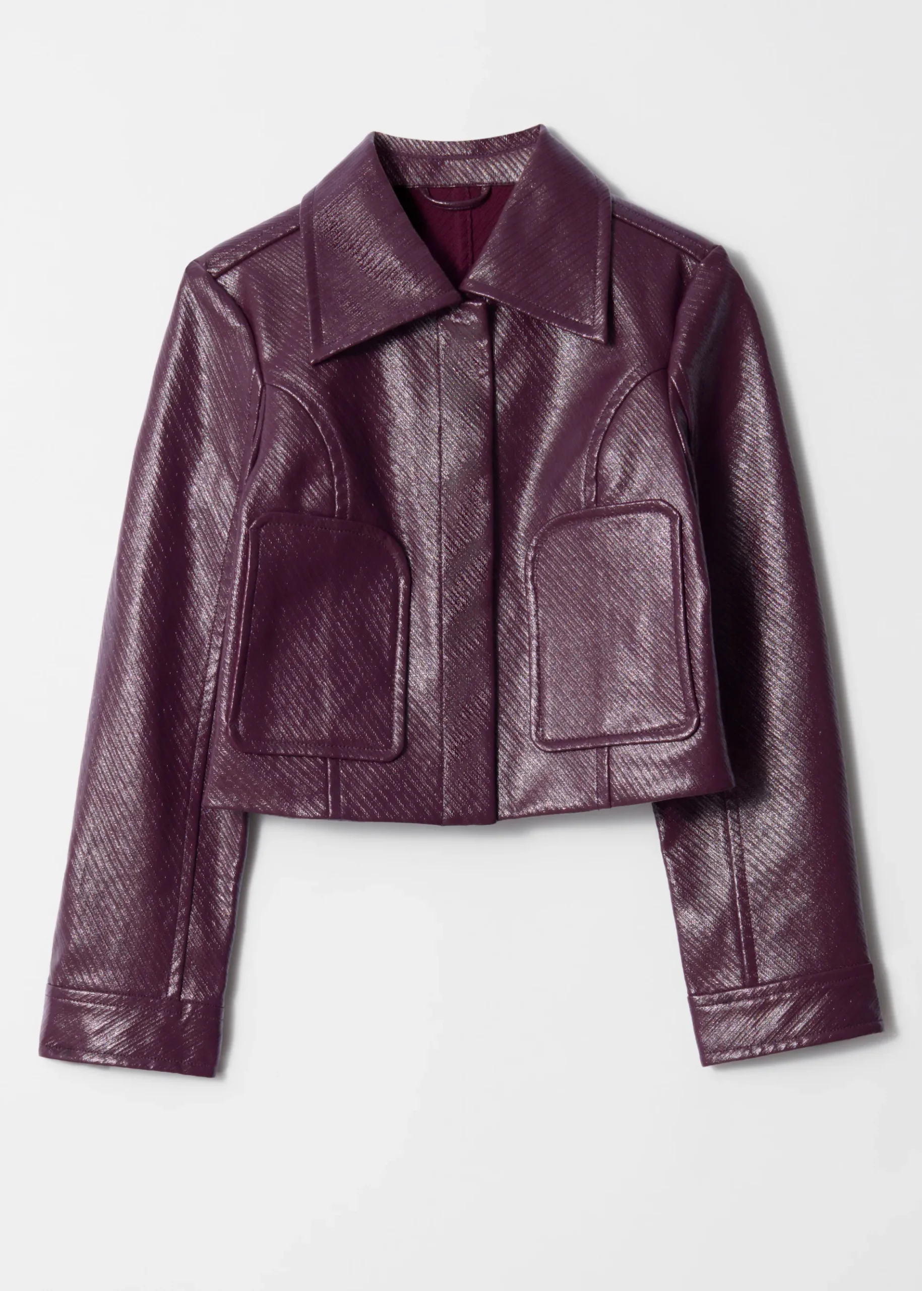 & Other Stories Kurze Jacke mit aufgesetzten Taschen