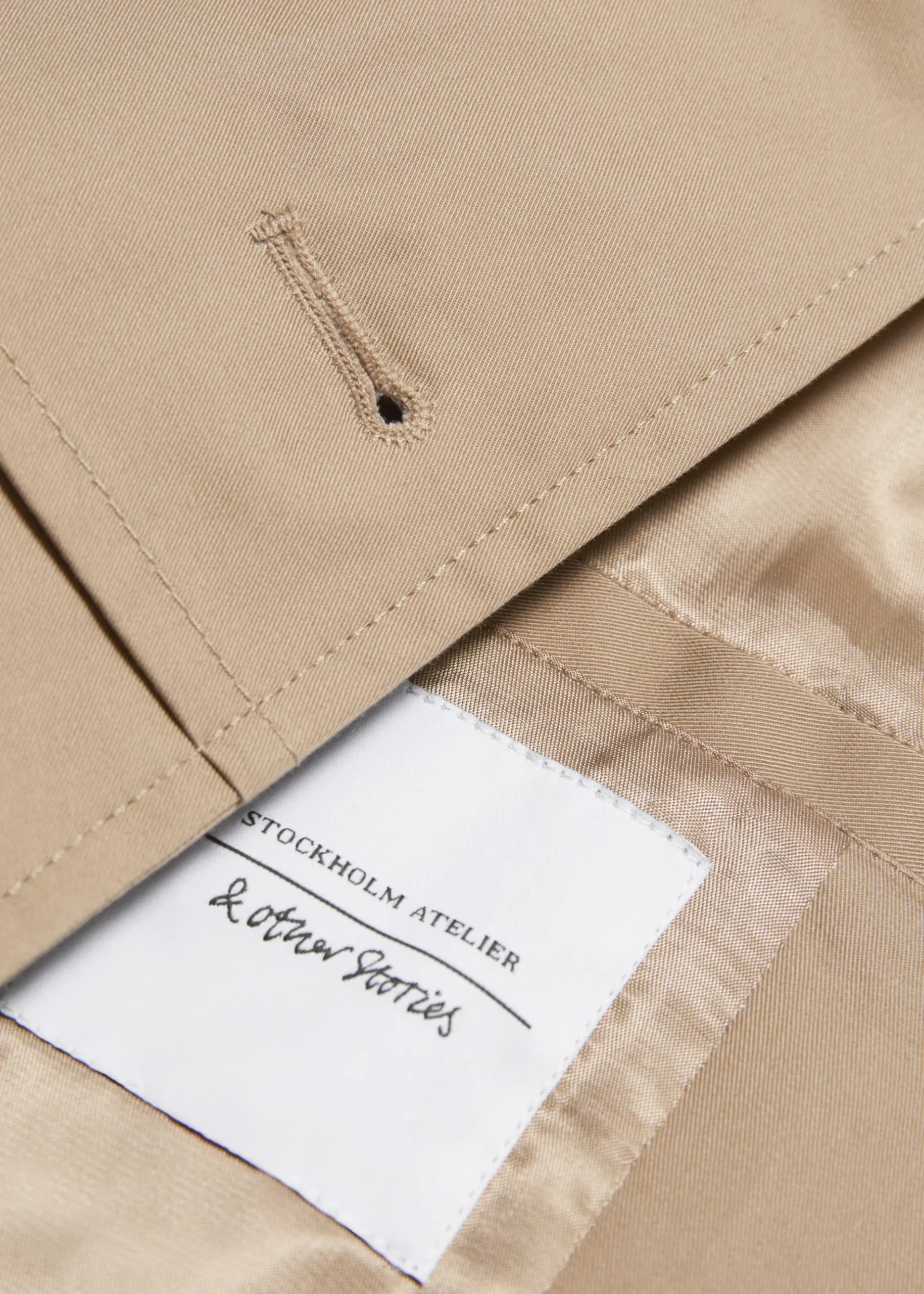 & Other Stories Kurze Trenchcoat-Jacke