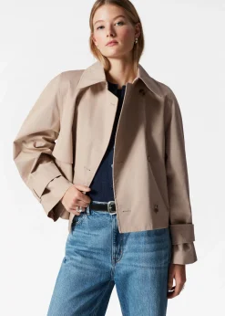 & Other Stories Kurze Trenchcoat-Jacke