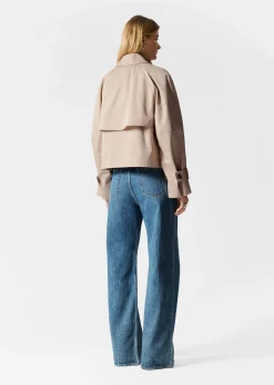 & Other Stories Kurze Trenchcoat-Jacke