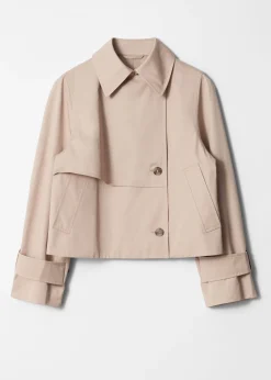 & Other Stories Kurze Trenchcoat-Jacke