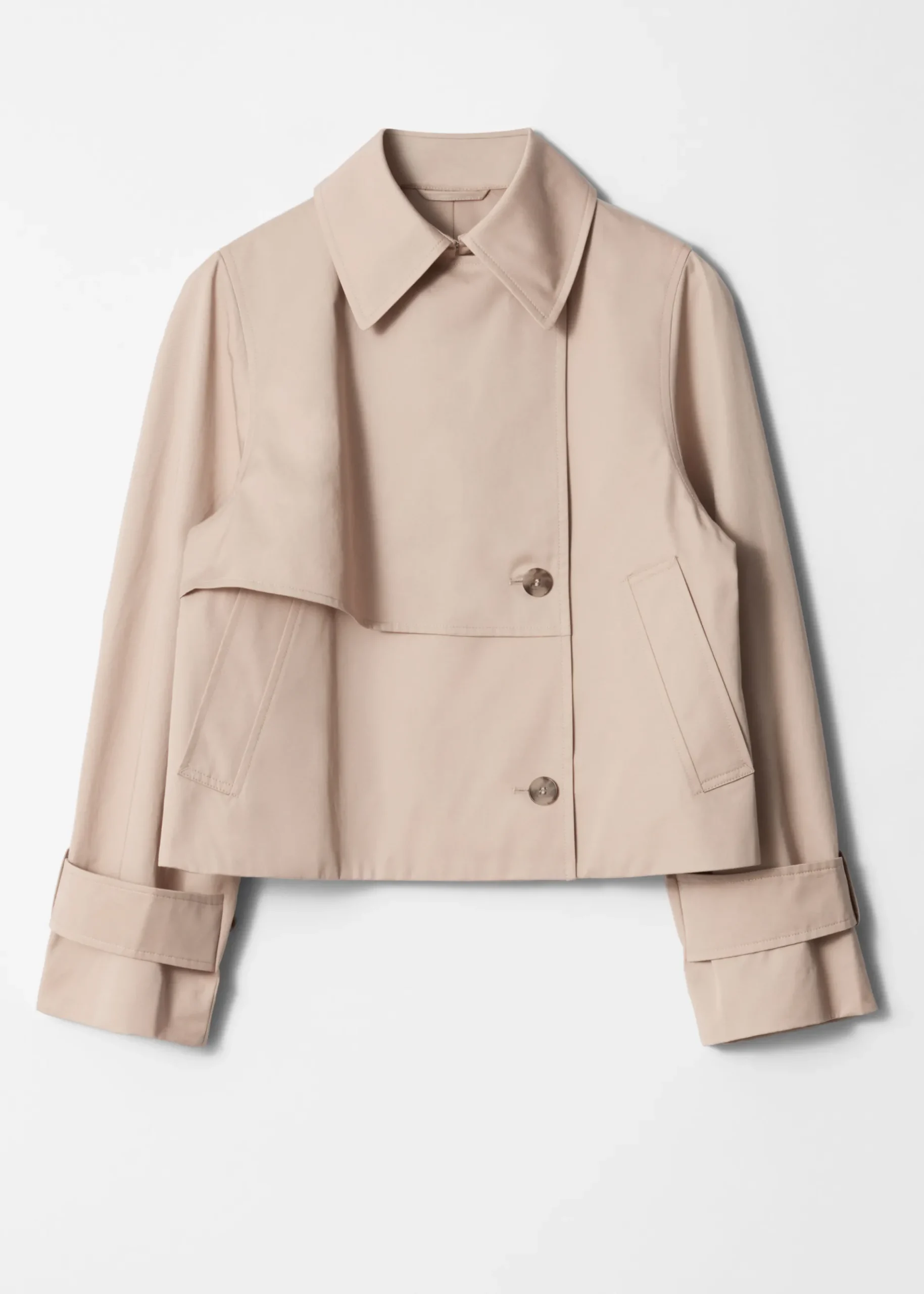 & Other Stories Kurze Trenchcoat-Jacke