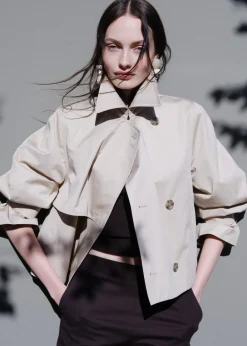 & Other Stories Kurze Trenchcoat-Jacke