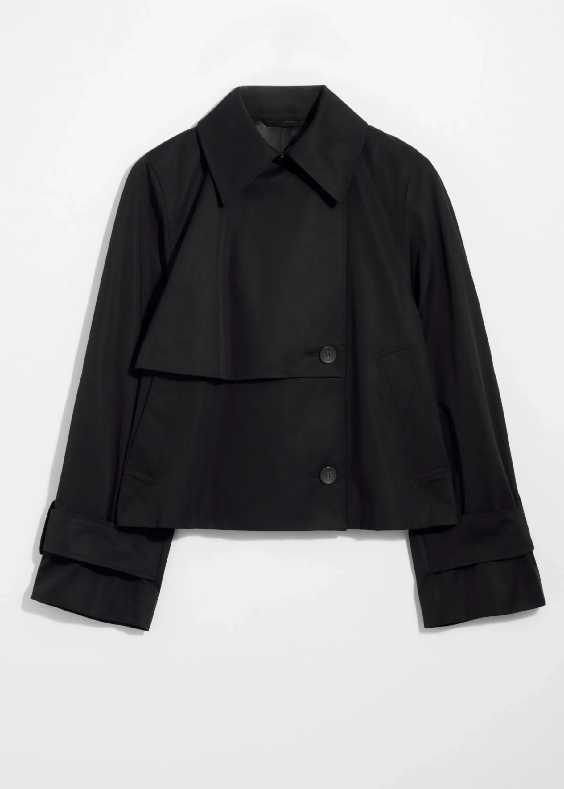 & Other Stories Kurze Trenchcoat-Jacke