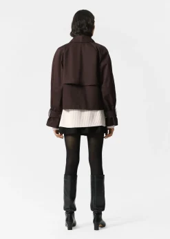 & Other Stories Kurze Trenchcoat-Jacke