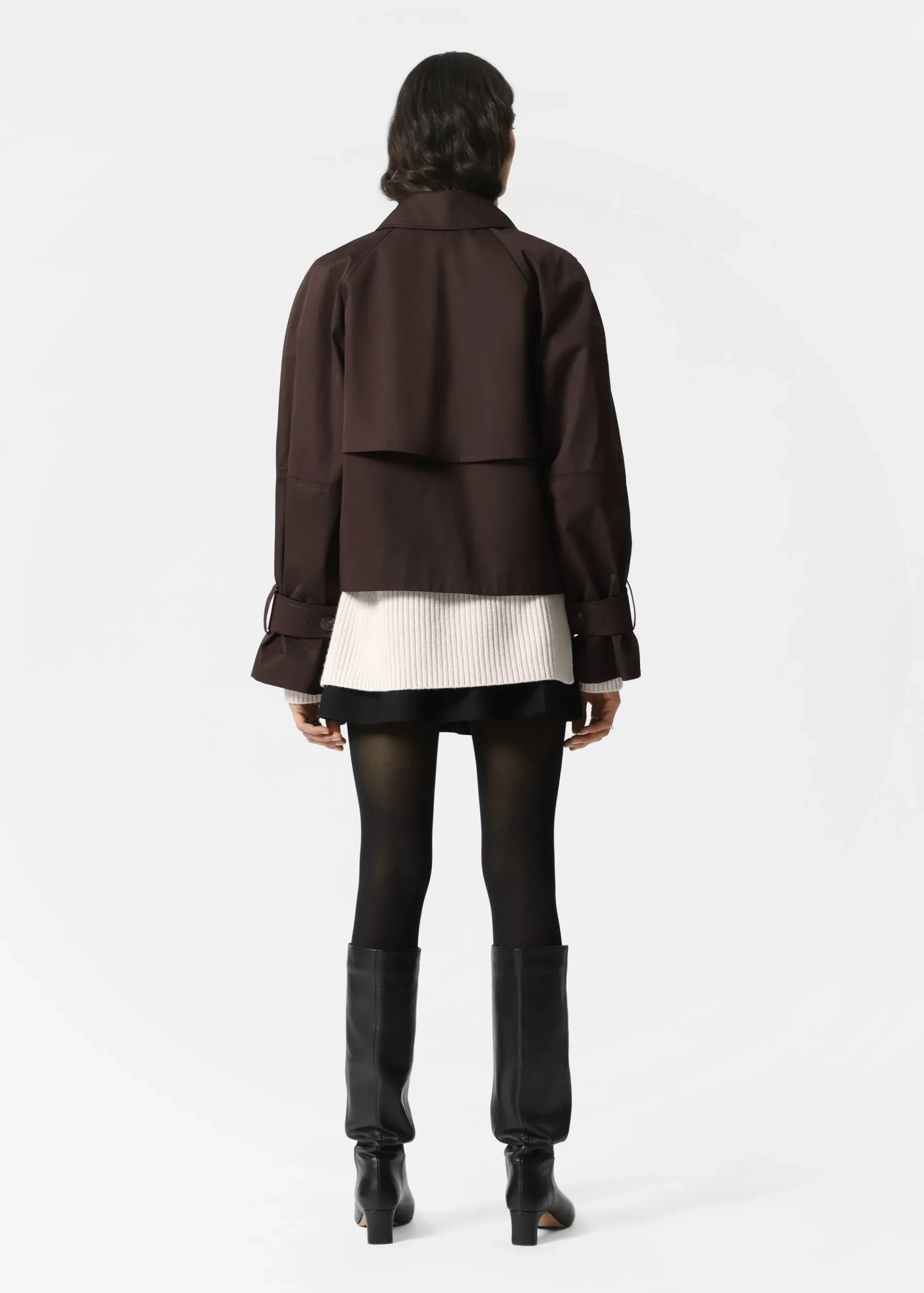 & Other Stories Kurze Trenchcoat-Jacke