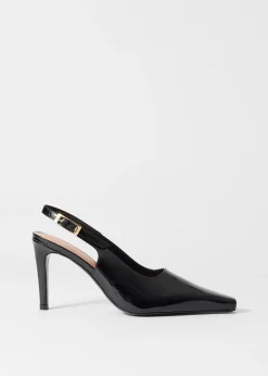 & Other Stories Lacklederpumps mit Slingback-Riemen