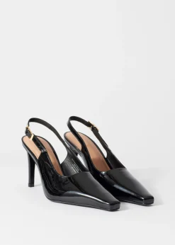 & Other Stories Lacklederpumps mit Slingback-Riemen
