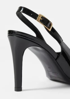 & Other Stories Lacklederpumps mit Slingback-Riemen