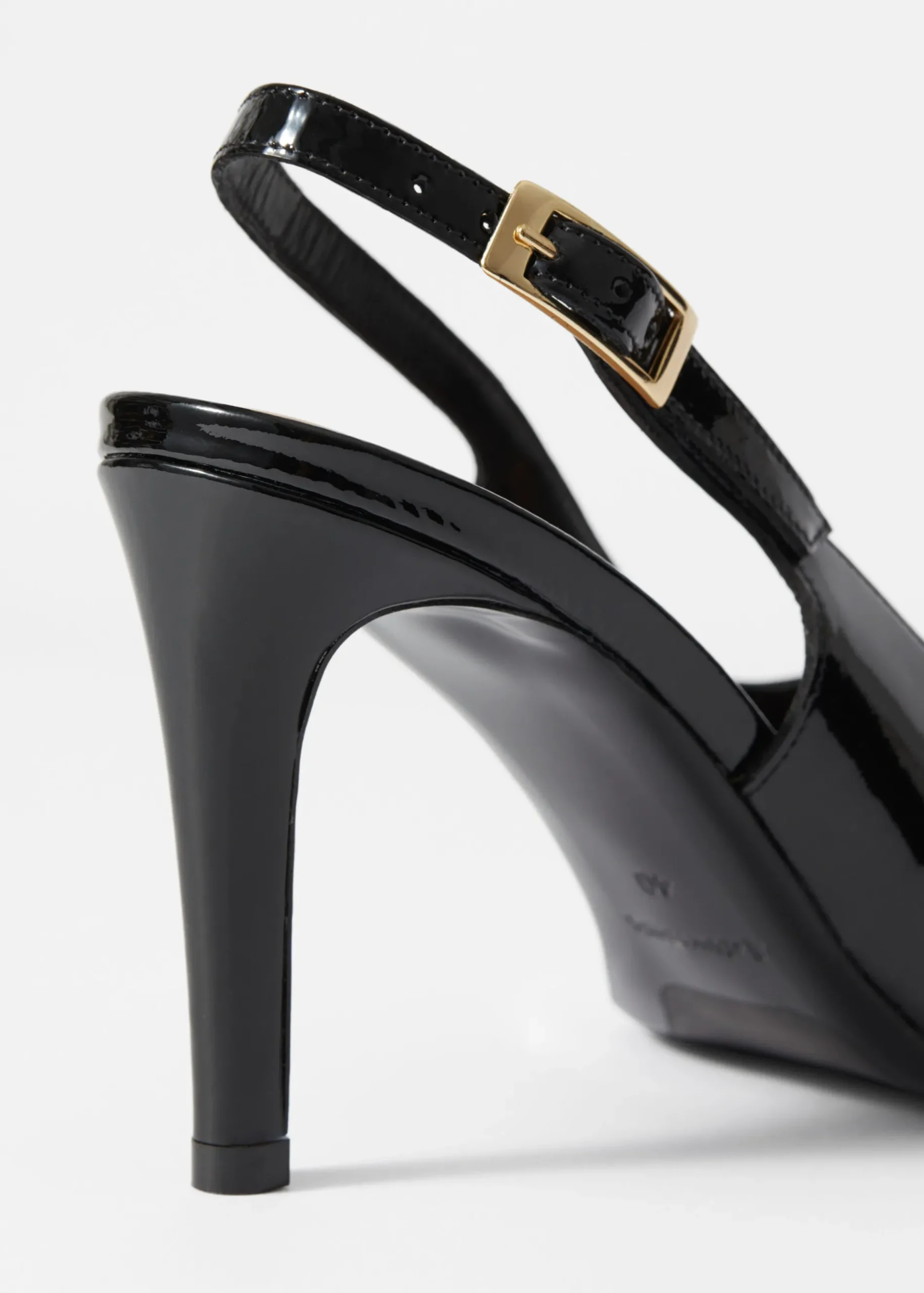 & Other Stories Lacklederpumps mit Slingback-Riemen