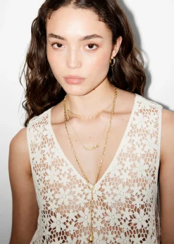 & Other Stories Layered Lariat Necklace