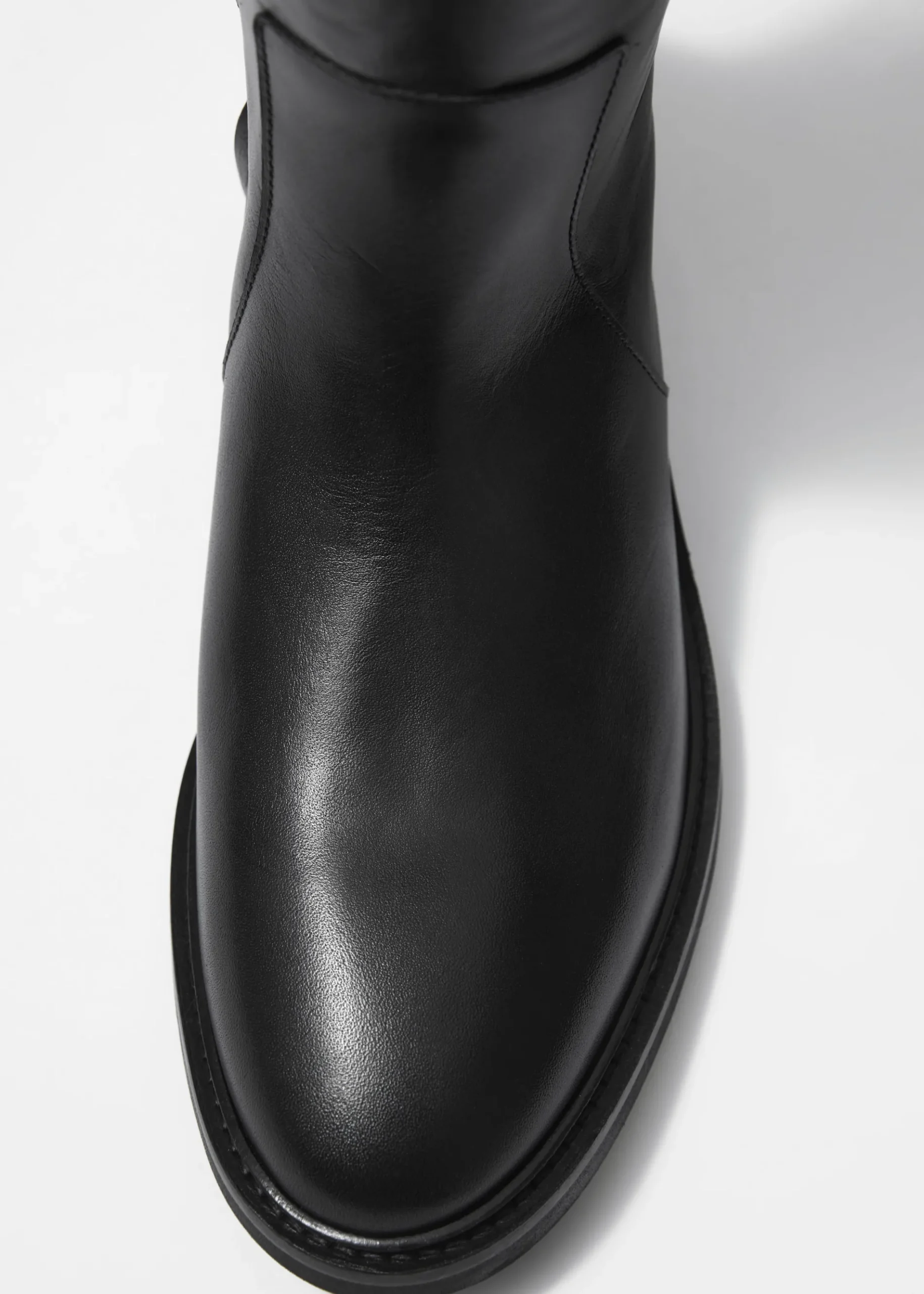 & Other Stories Lederstiefel im Reiterstil