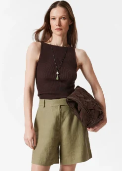 & Other Stories Leinen-Shorts