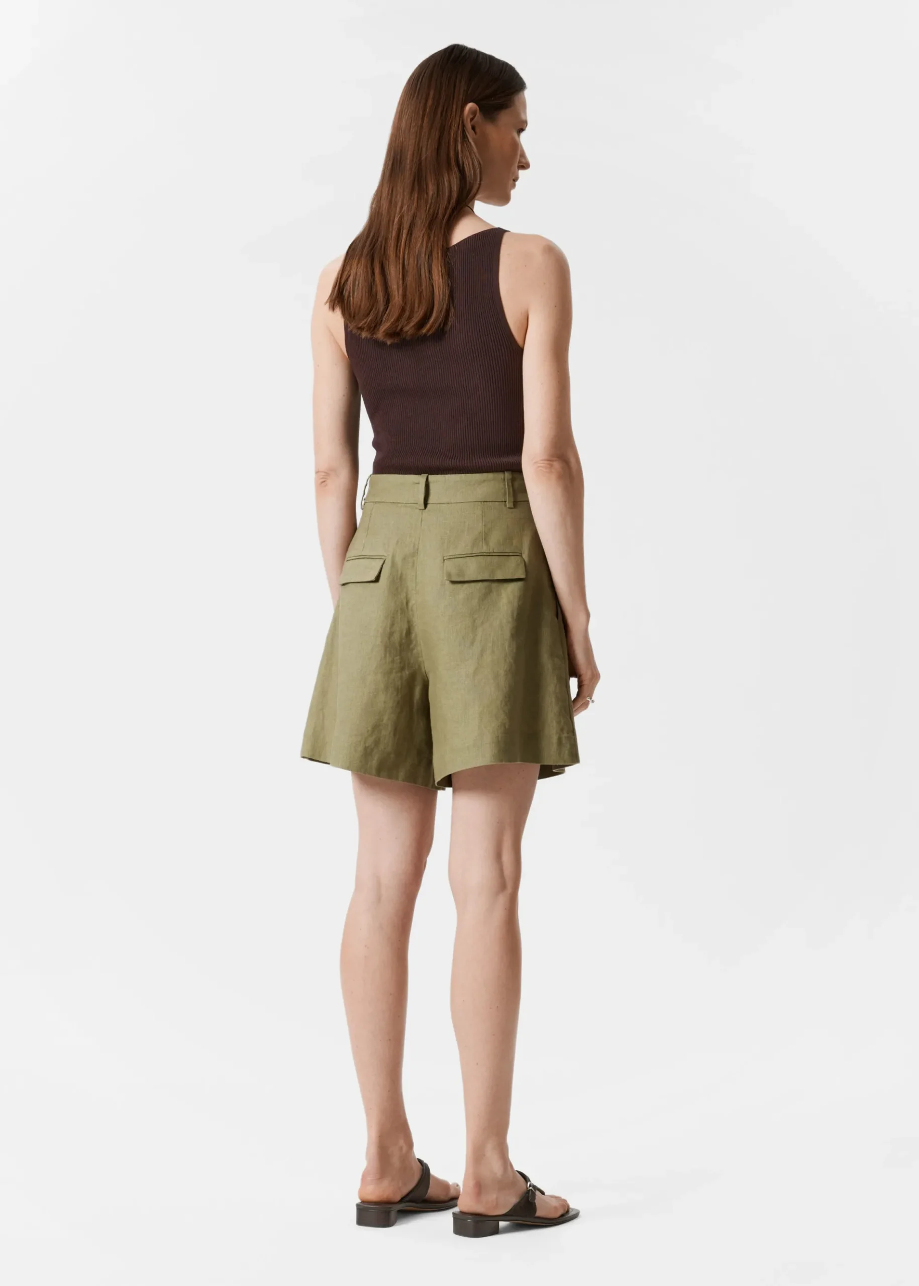 & Other Stories Leinen-Shorts