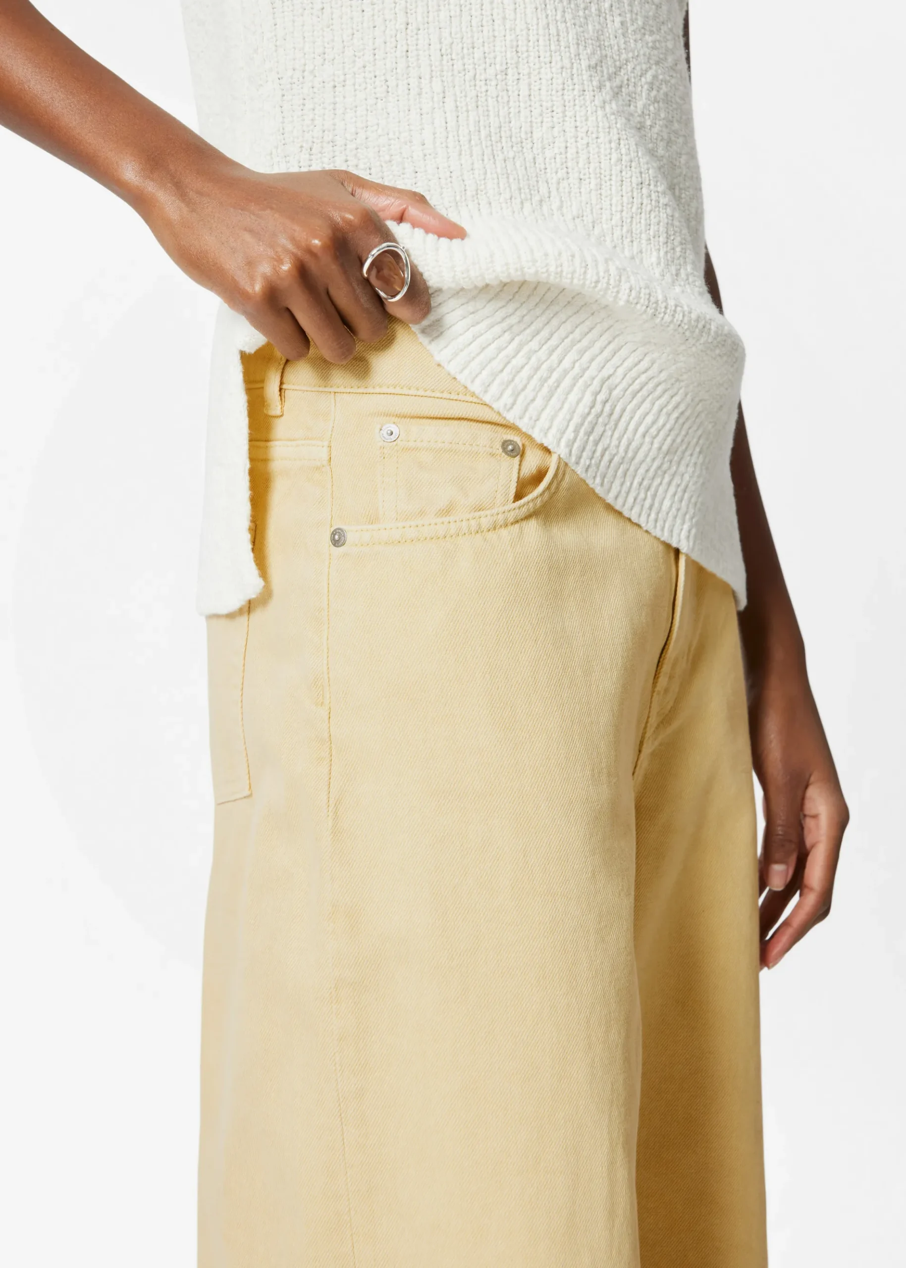 & Other Stories Locker geschnittene Jeans mit weitem Bein