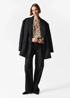 & Other Stories Lockere Seidenbluse