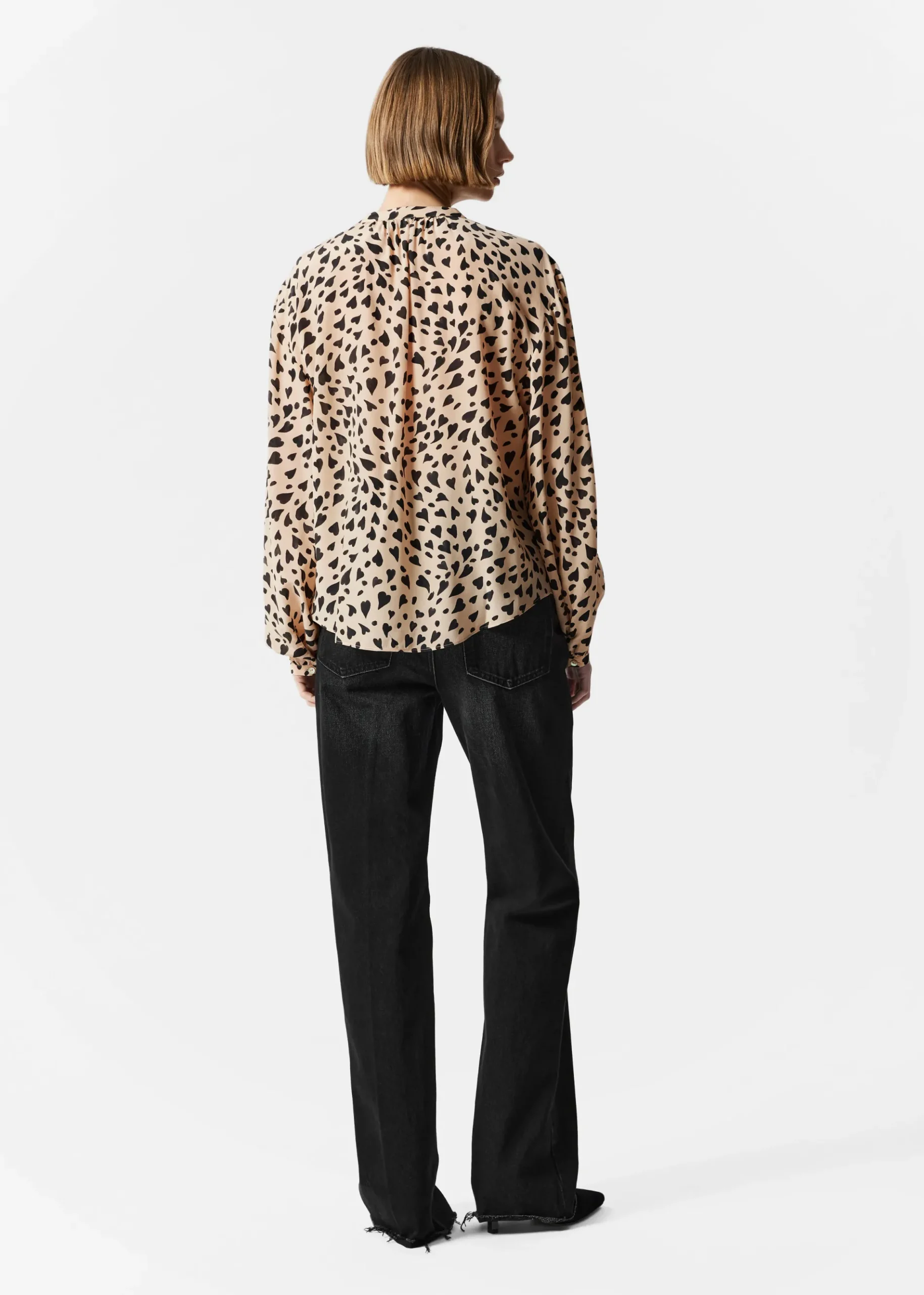 & Other Stories Lockere Seidenbluse