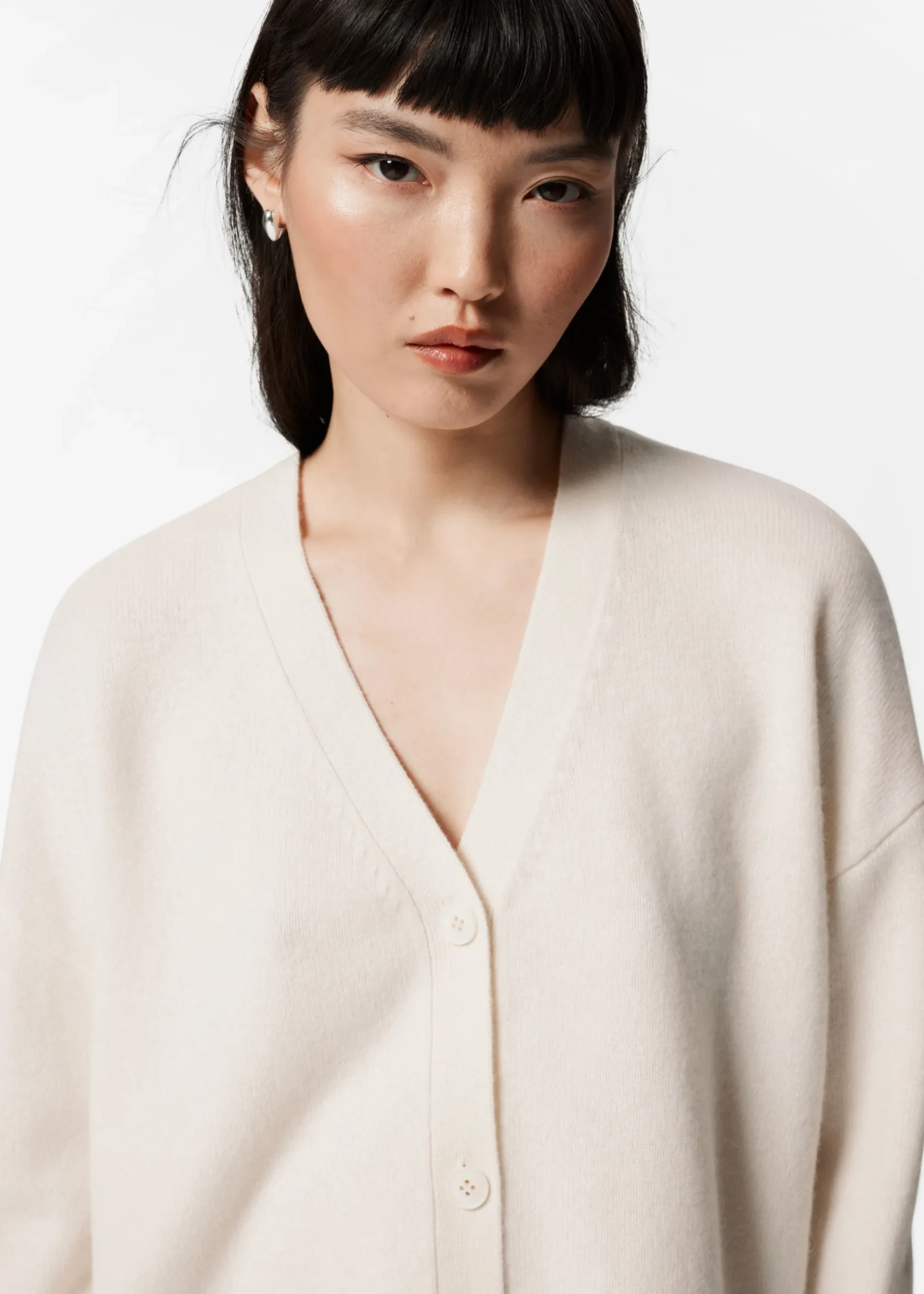 & Other Stories Lockere Strickjacke aus Wolle