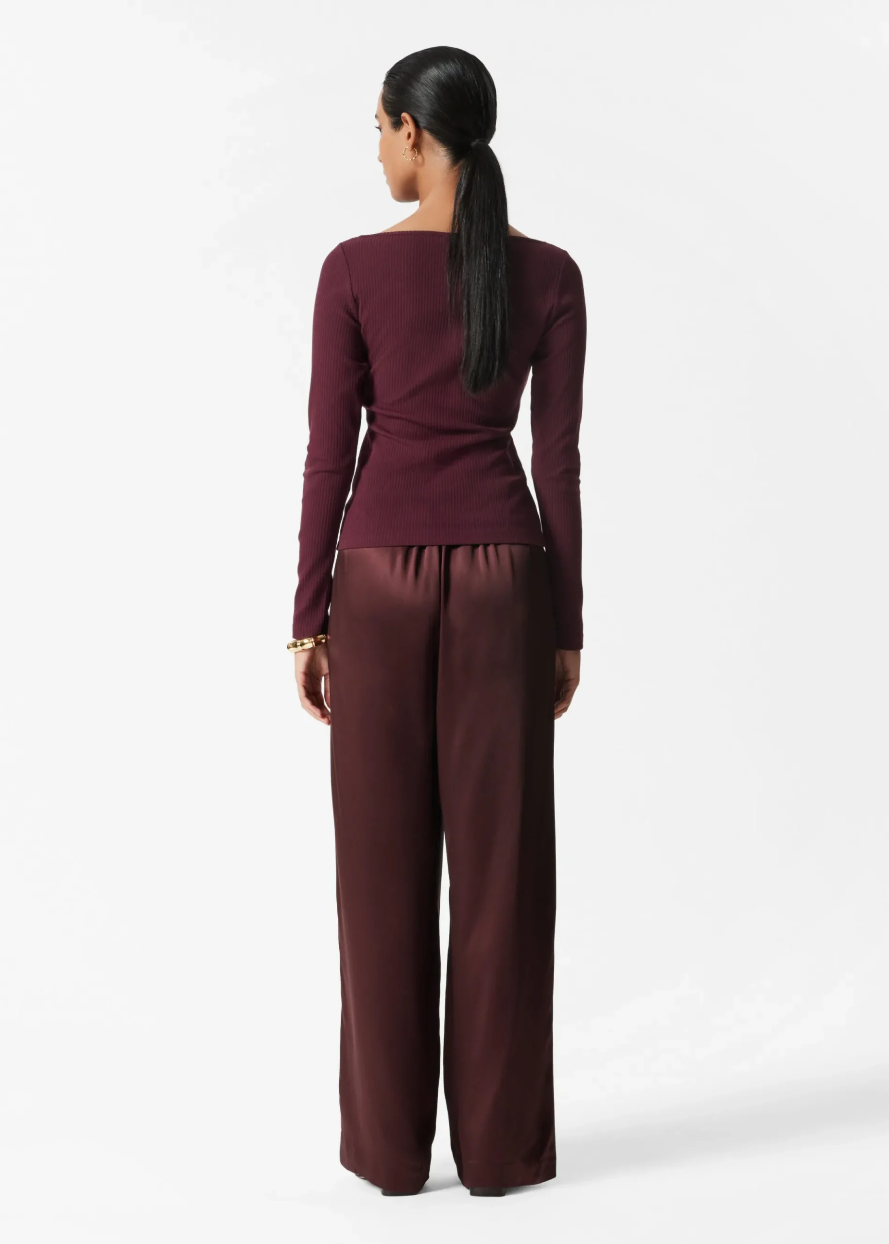 & Other Stories LongSleeve Keyhole Top