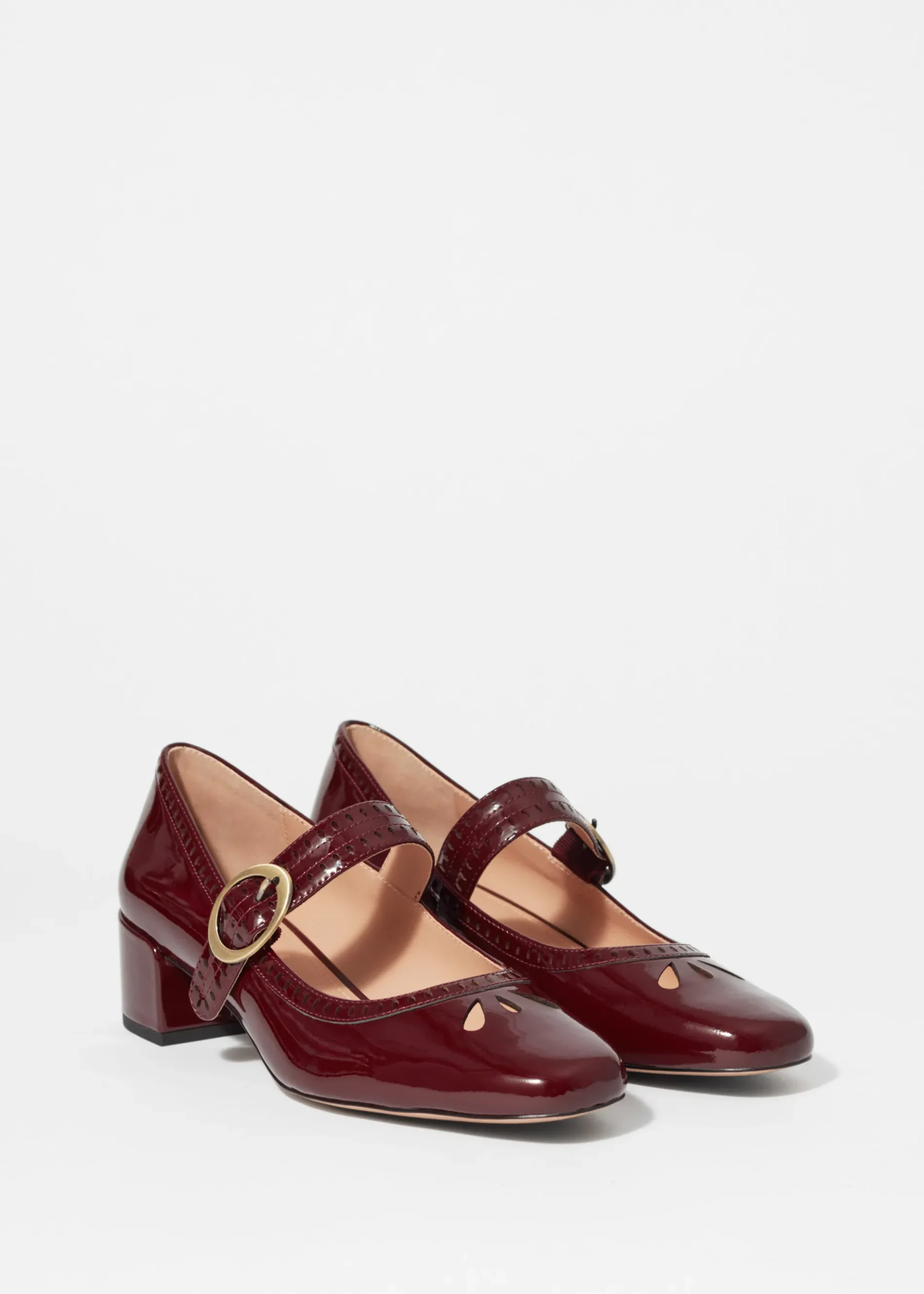 & Other Stories Mary-Jane-Pumps aus Leder