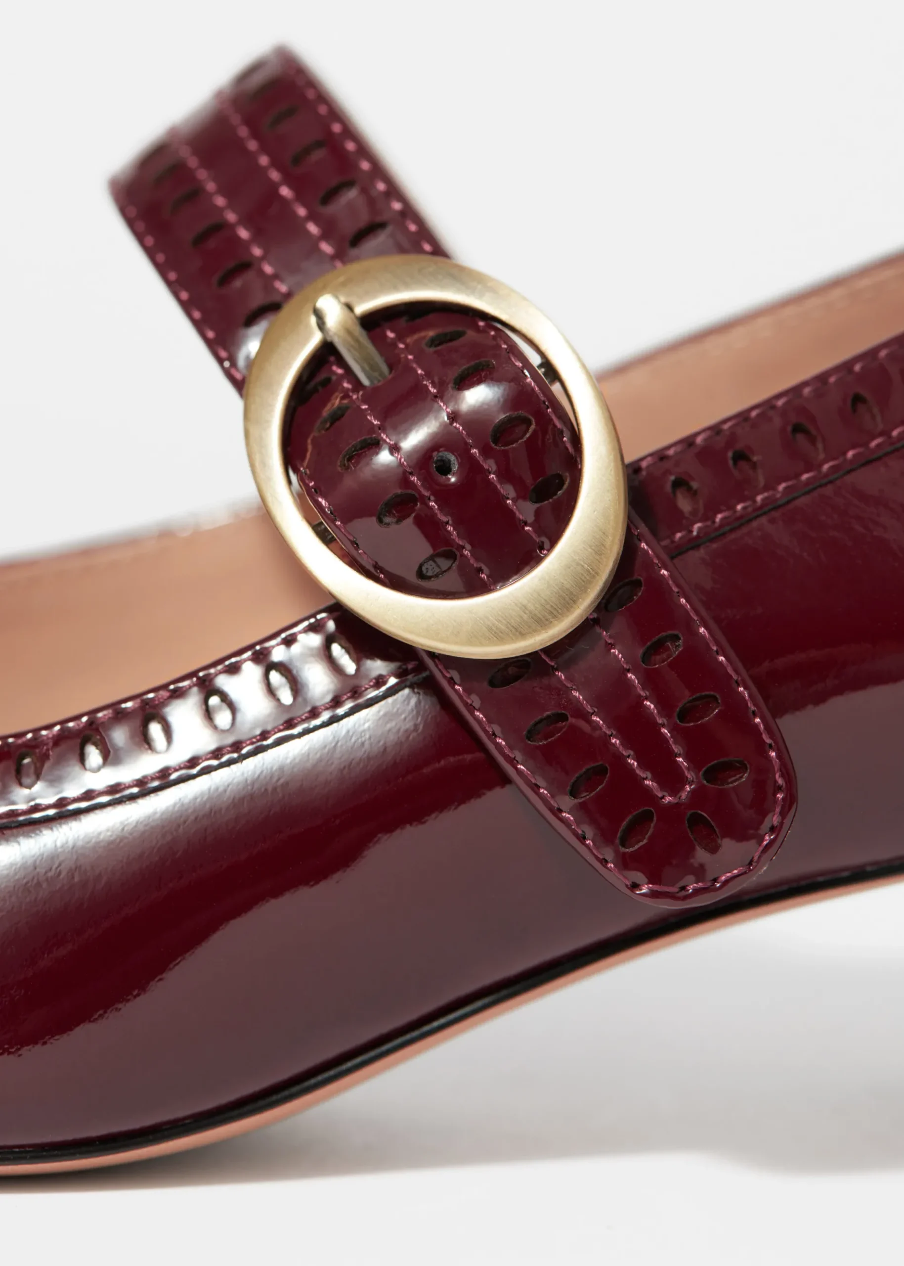 & Other Stories Mary-Jane-Pumps aus Leder