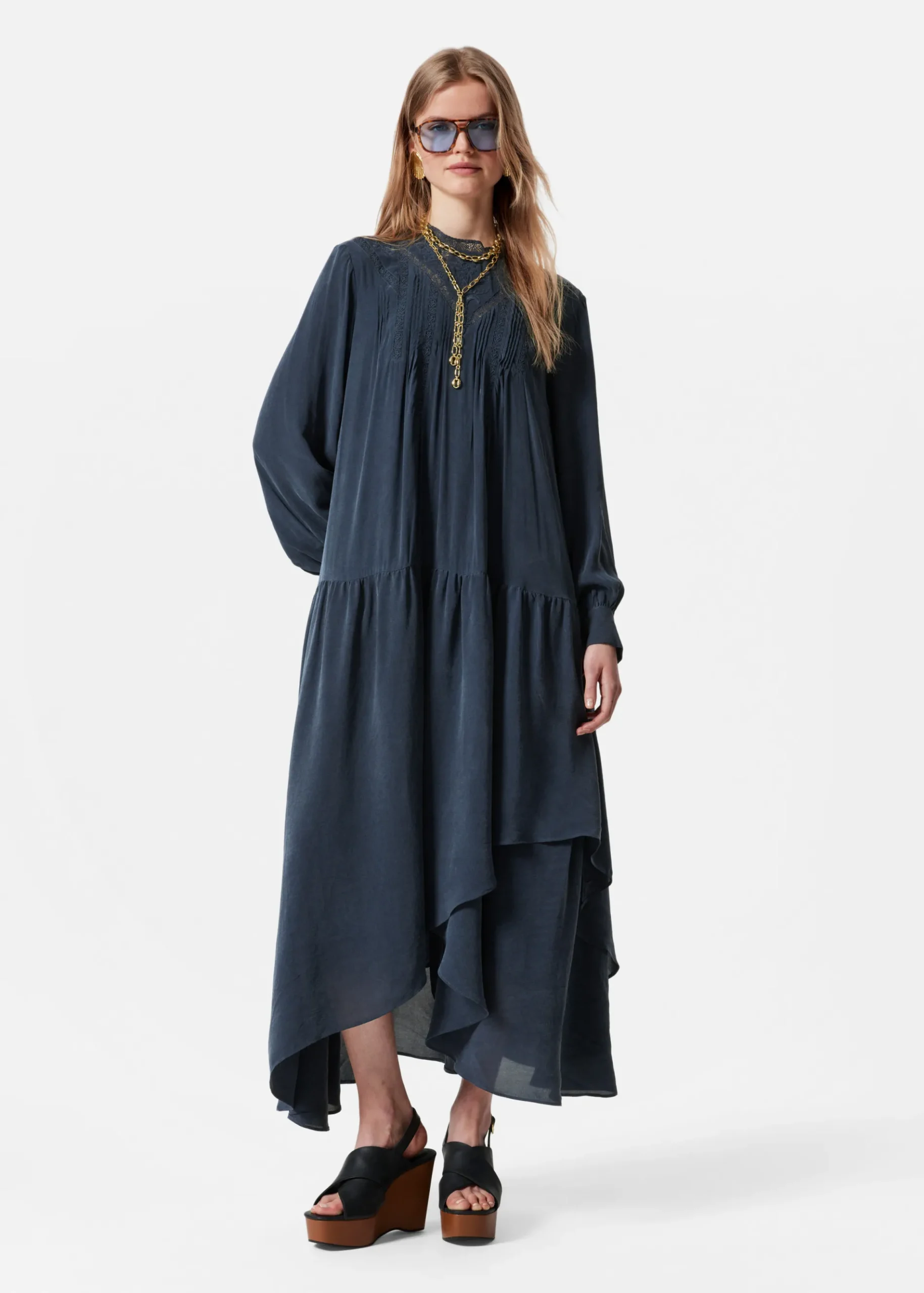 & Other Stories Maxikleid aus Spitze