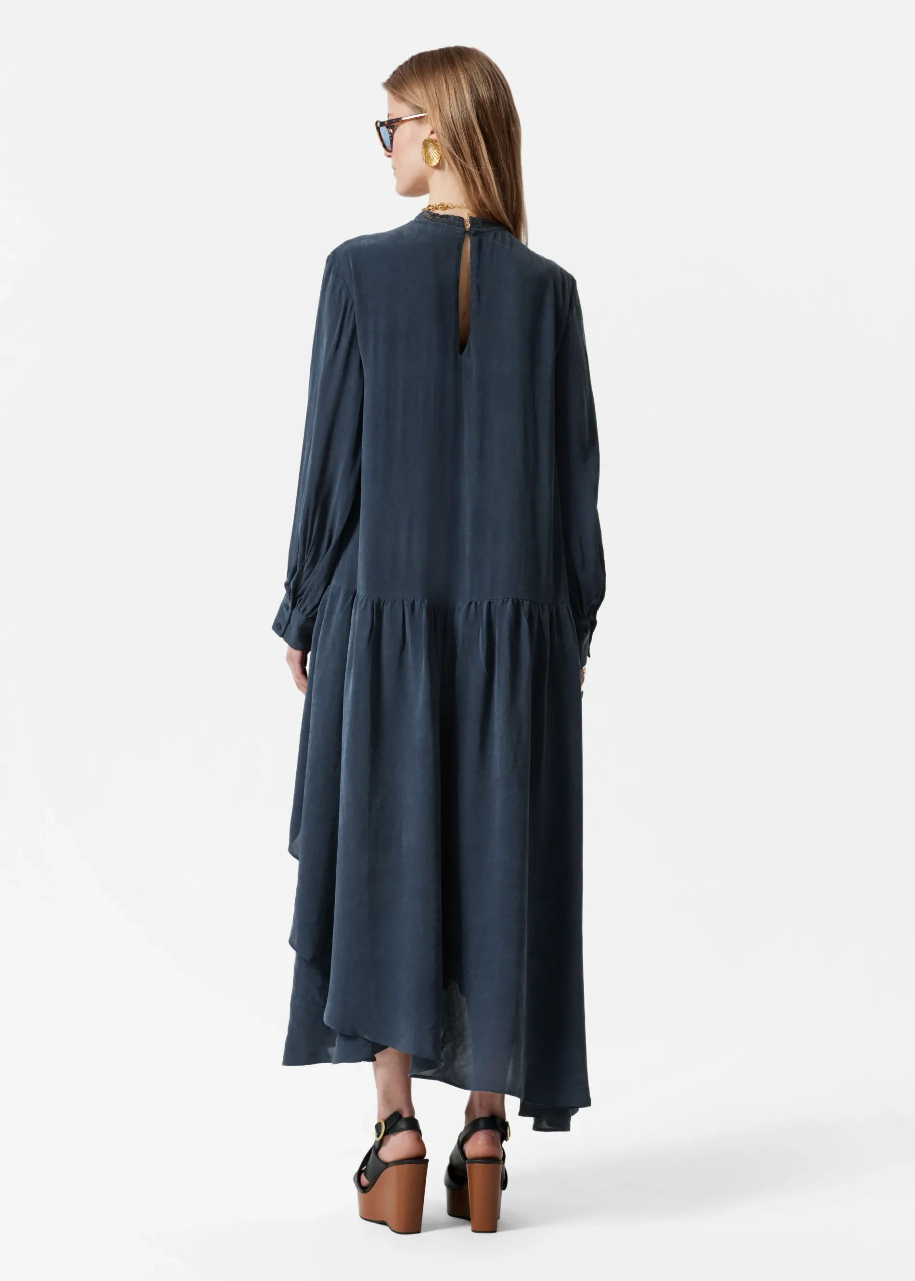 & Other Stories Maxikleid aus Spitze