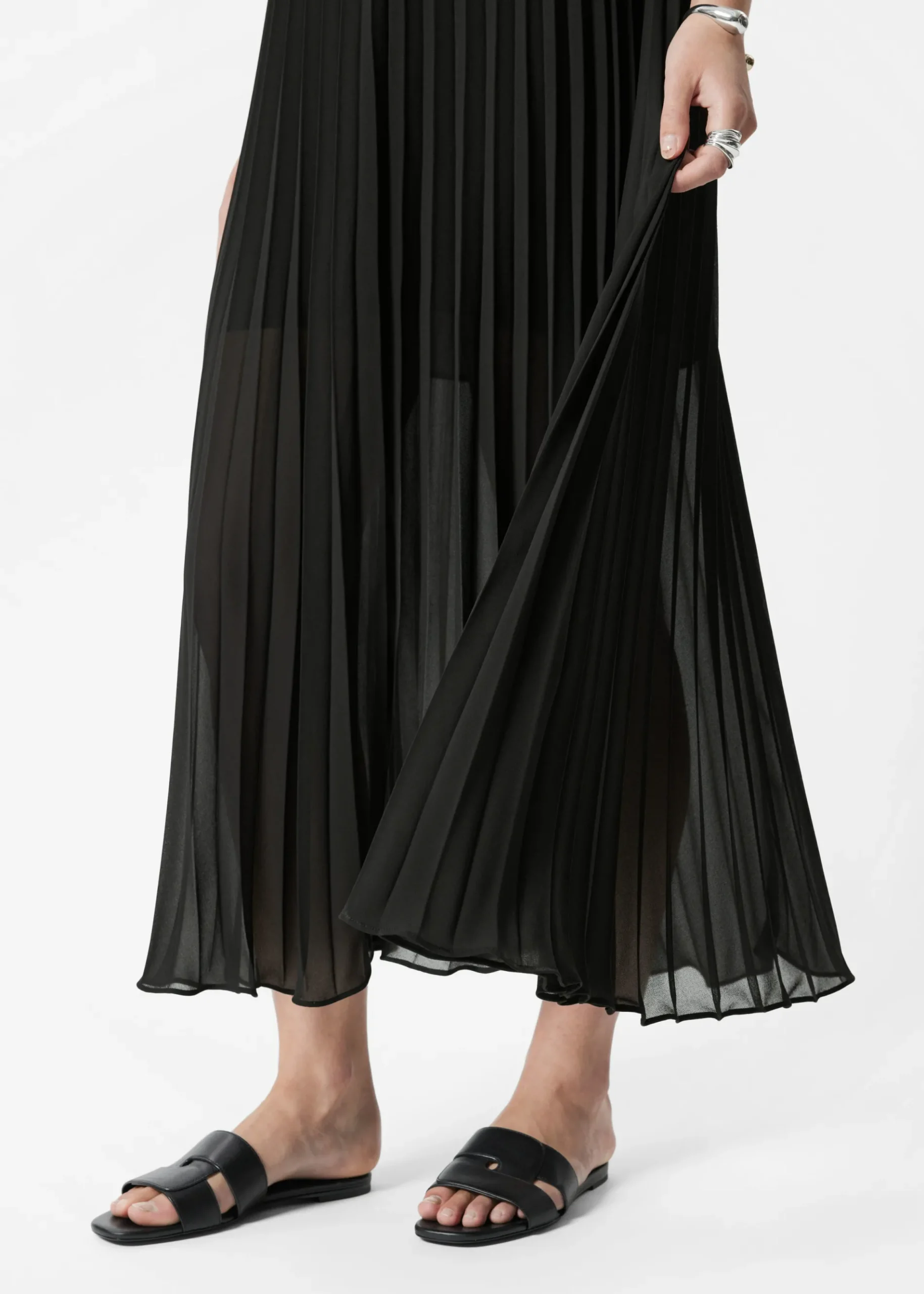 & Other Stories Maxikleid mit Falten