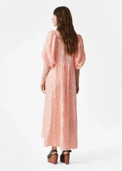 & Other Stories Maxikleid mit Puffärmeln