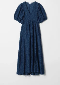 & Other Stories Maxikleid mit Puffärmeln