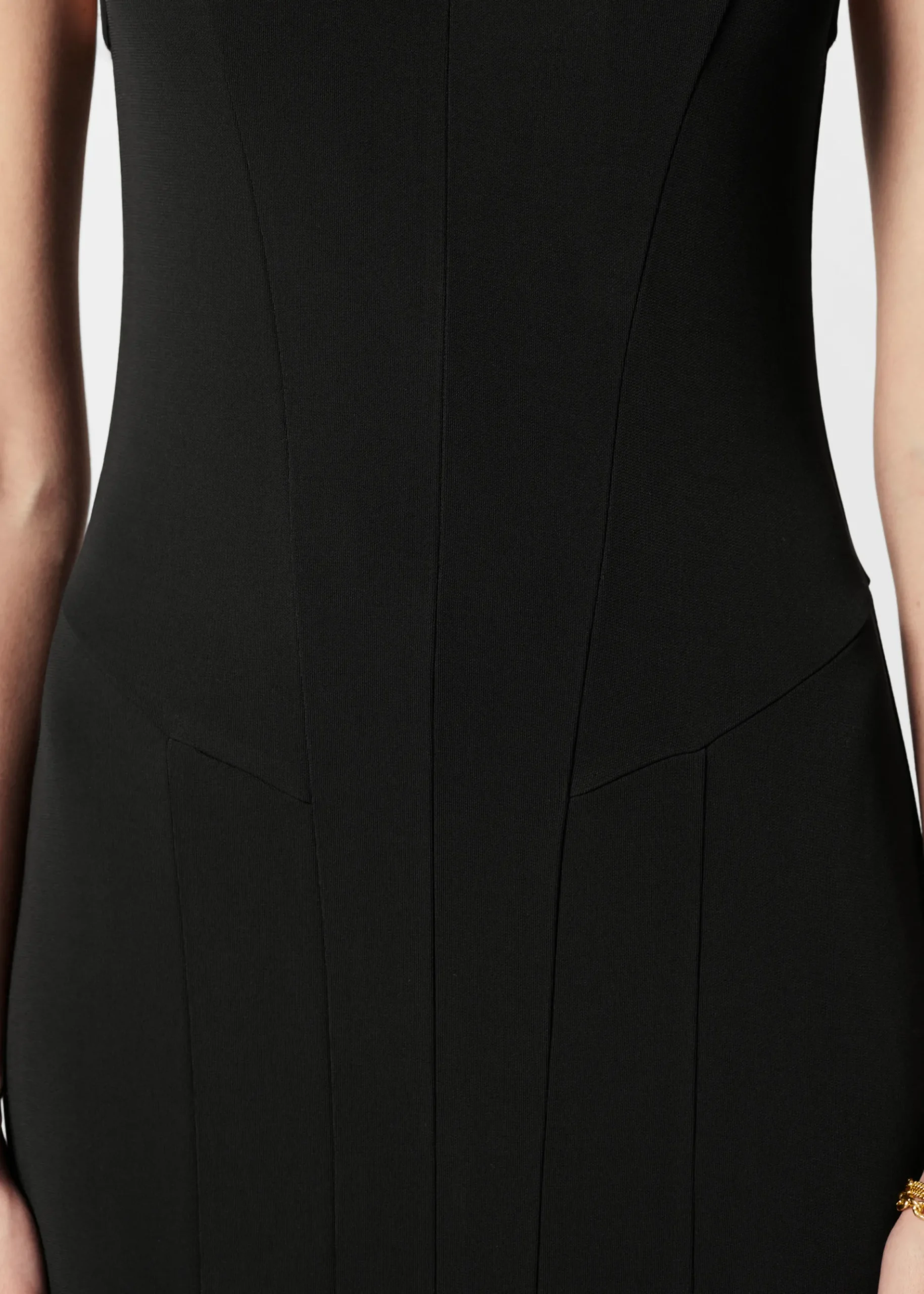 & Other Stories Maxikleid mit Schnittnähten