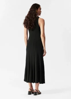 & Other Stories Maxikleid mit Schnittnähten