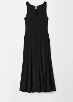 & Other Stories Maxikleid mit Schnittnähten