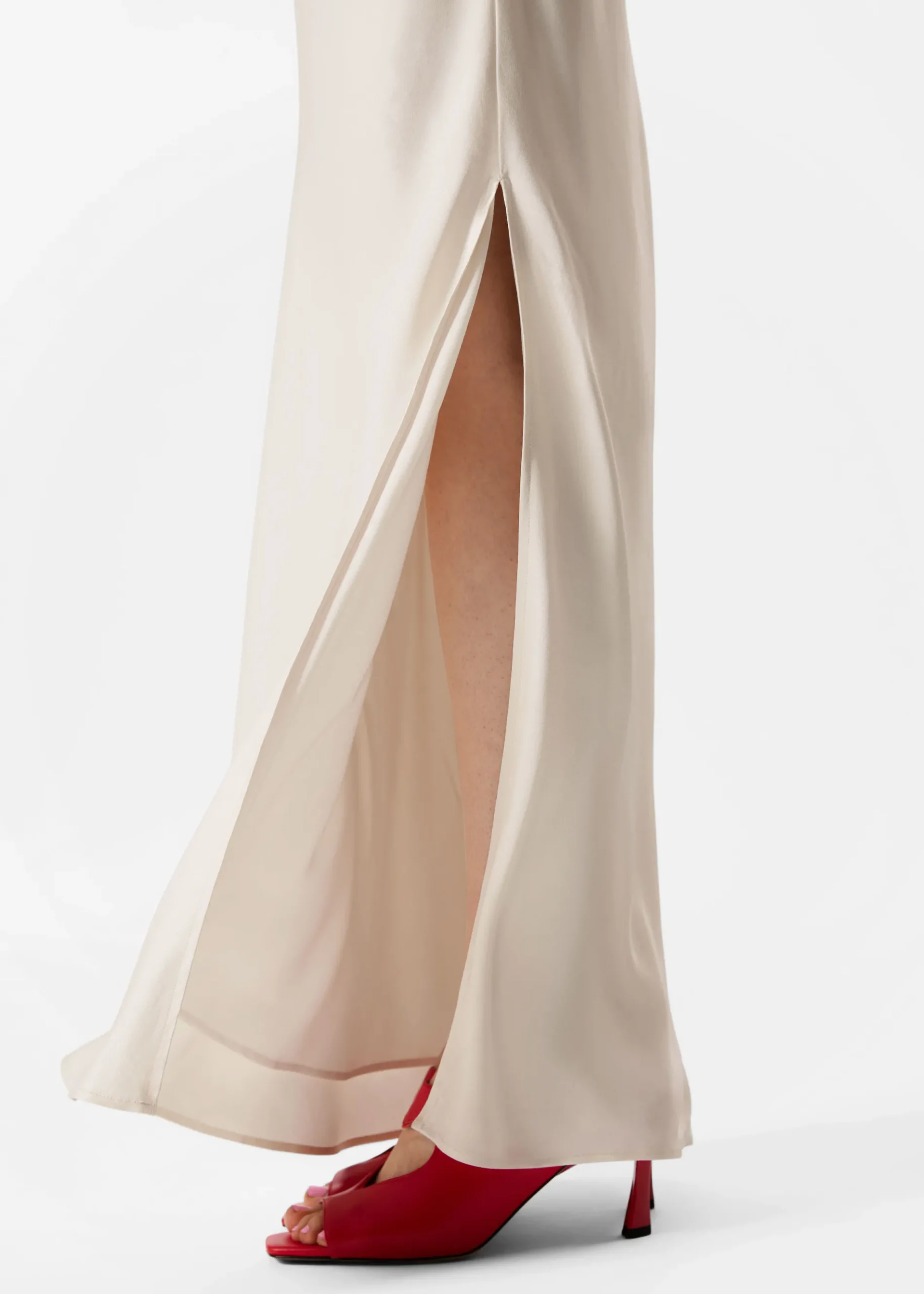 & Other Stories Maxikleid mit Stickerei