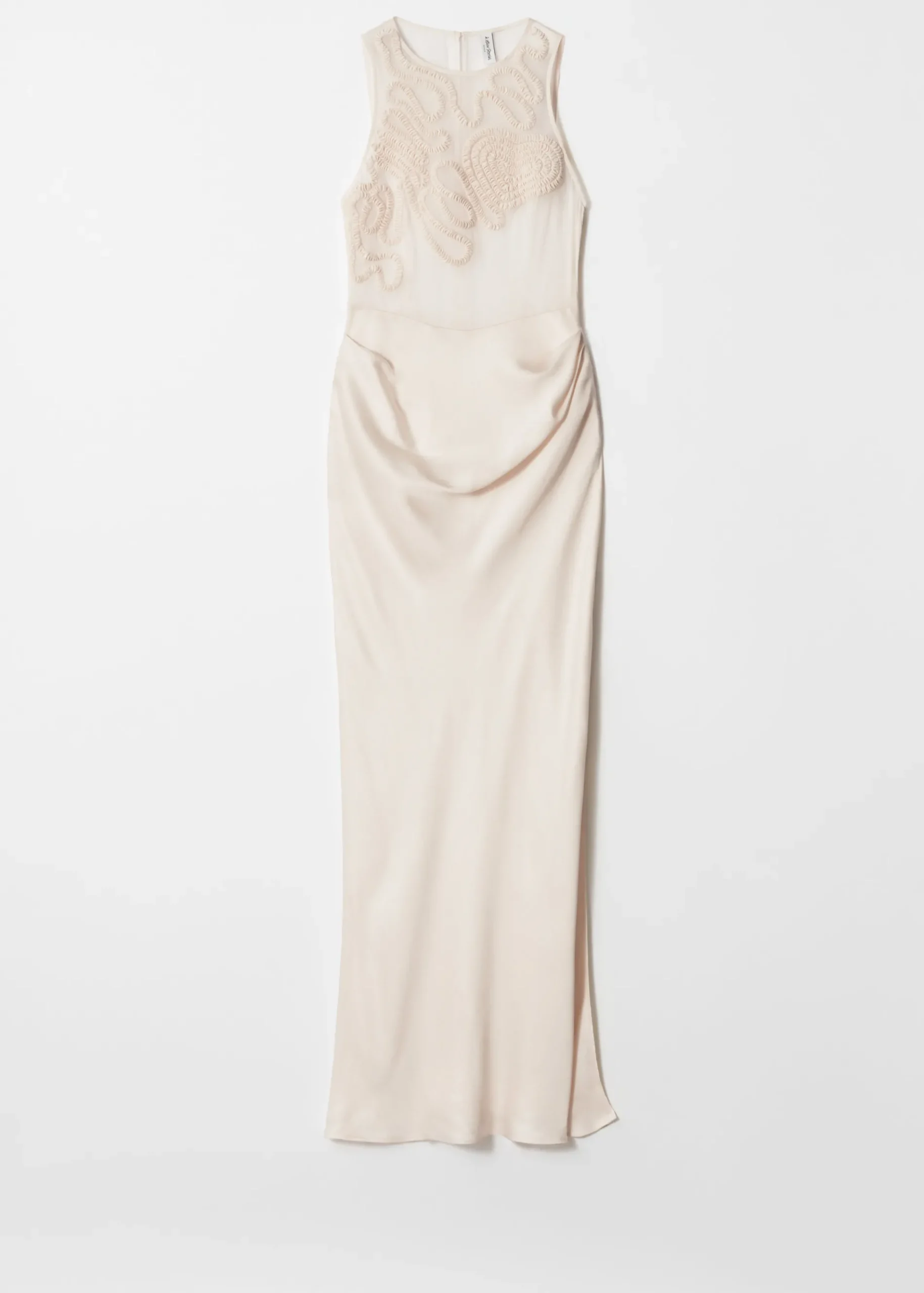 & Other Stories Maxikleid mit Stickerei