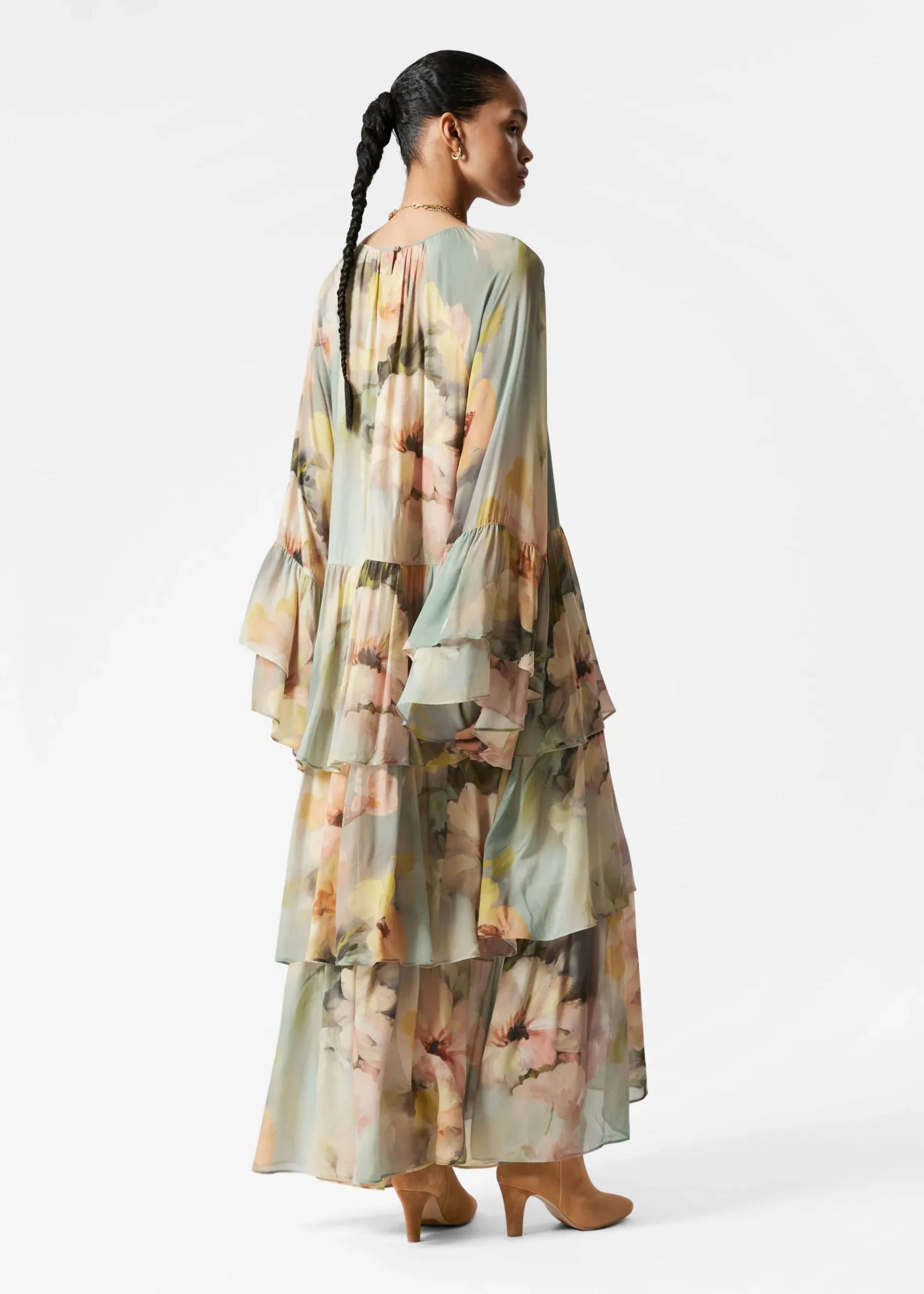 & Other Stories Maxikleid mit Volants