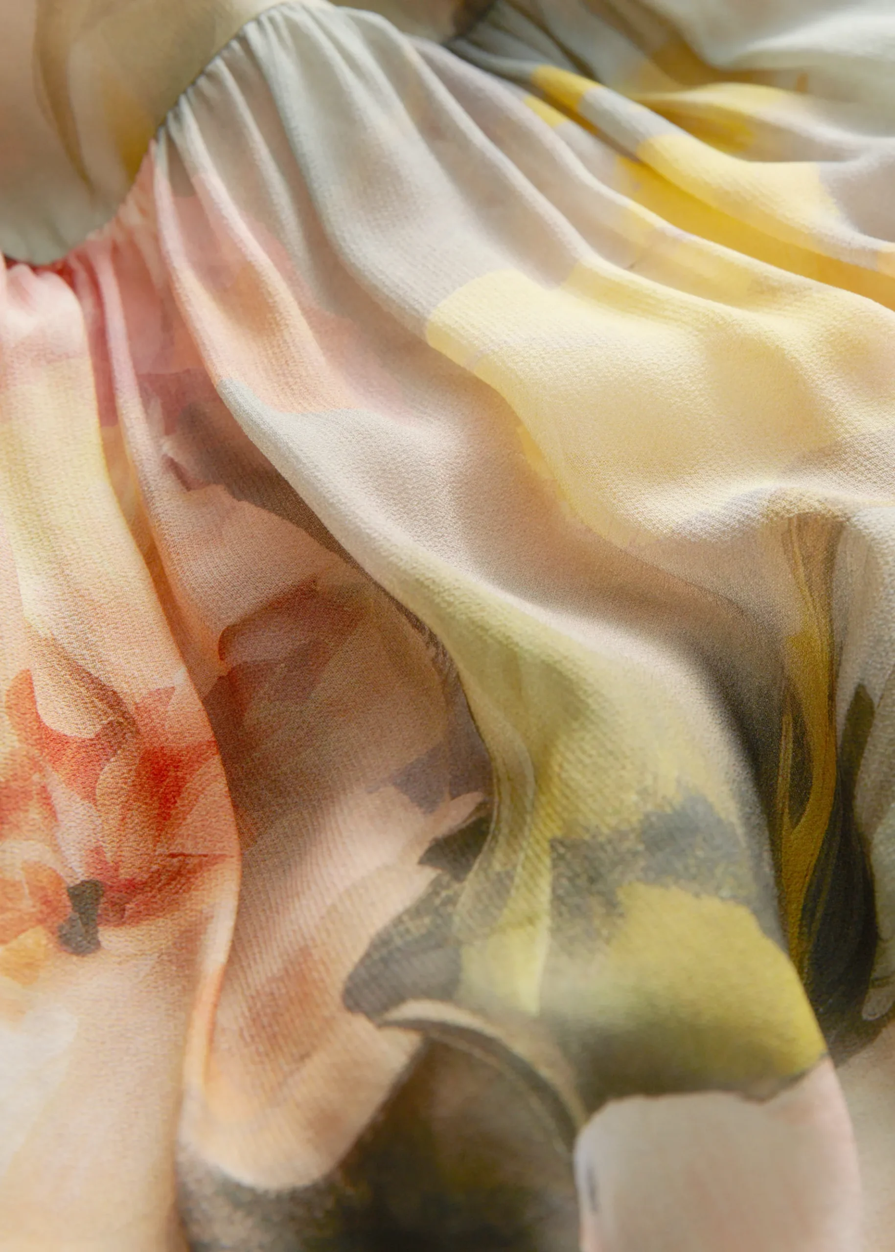 & Other Stories Maxikleid mit Volants