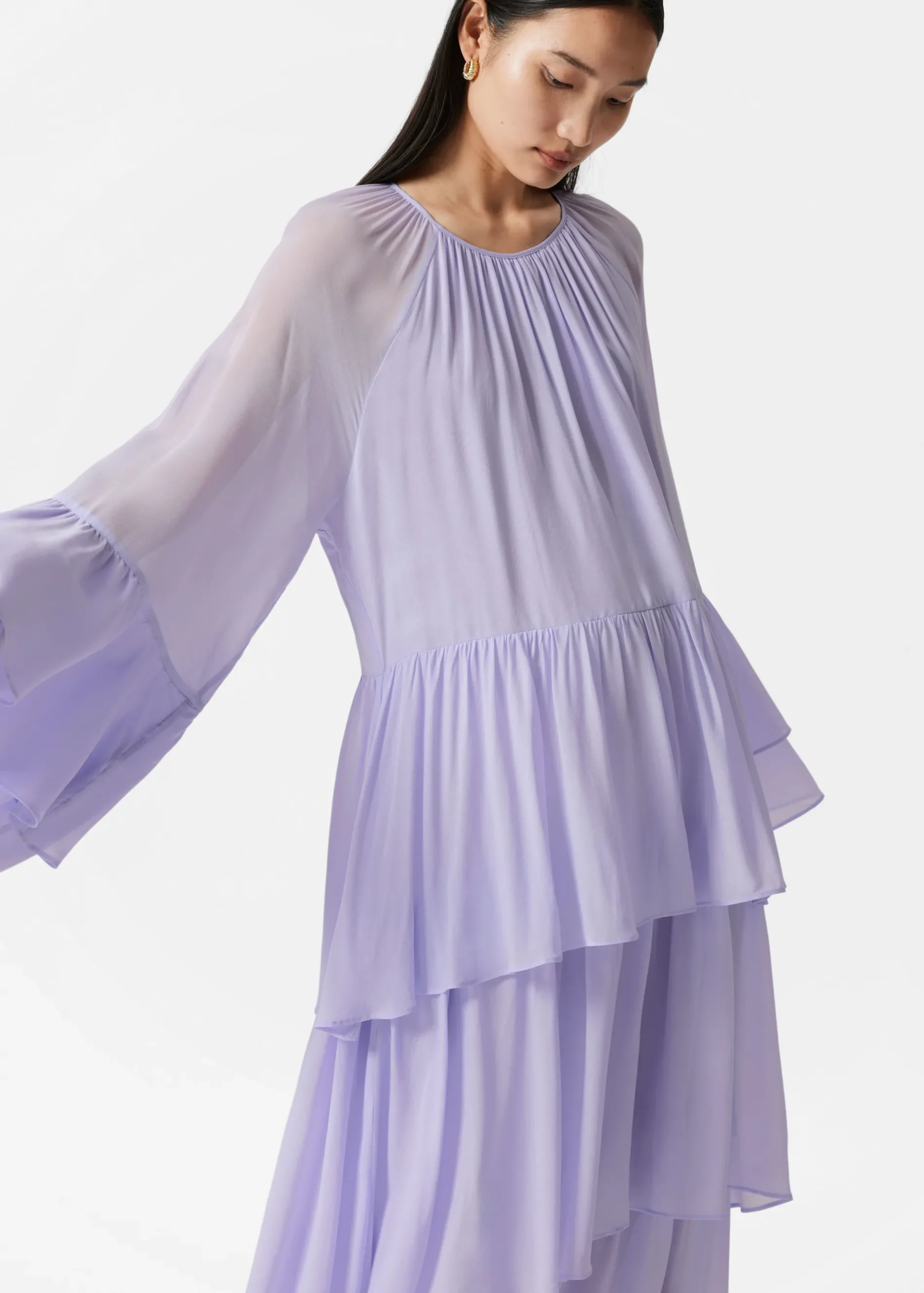 & Other Stories Maxikleid mit Volants