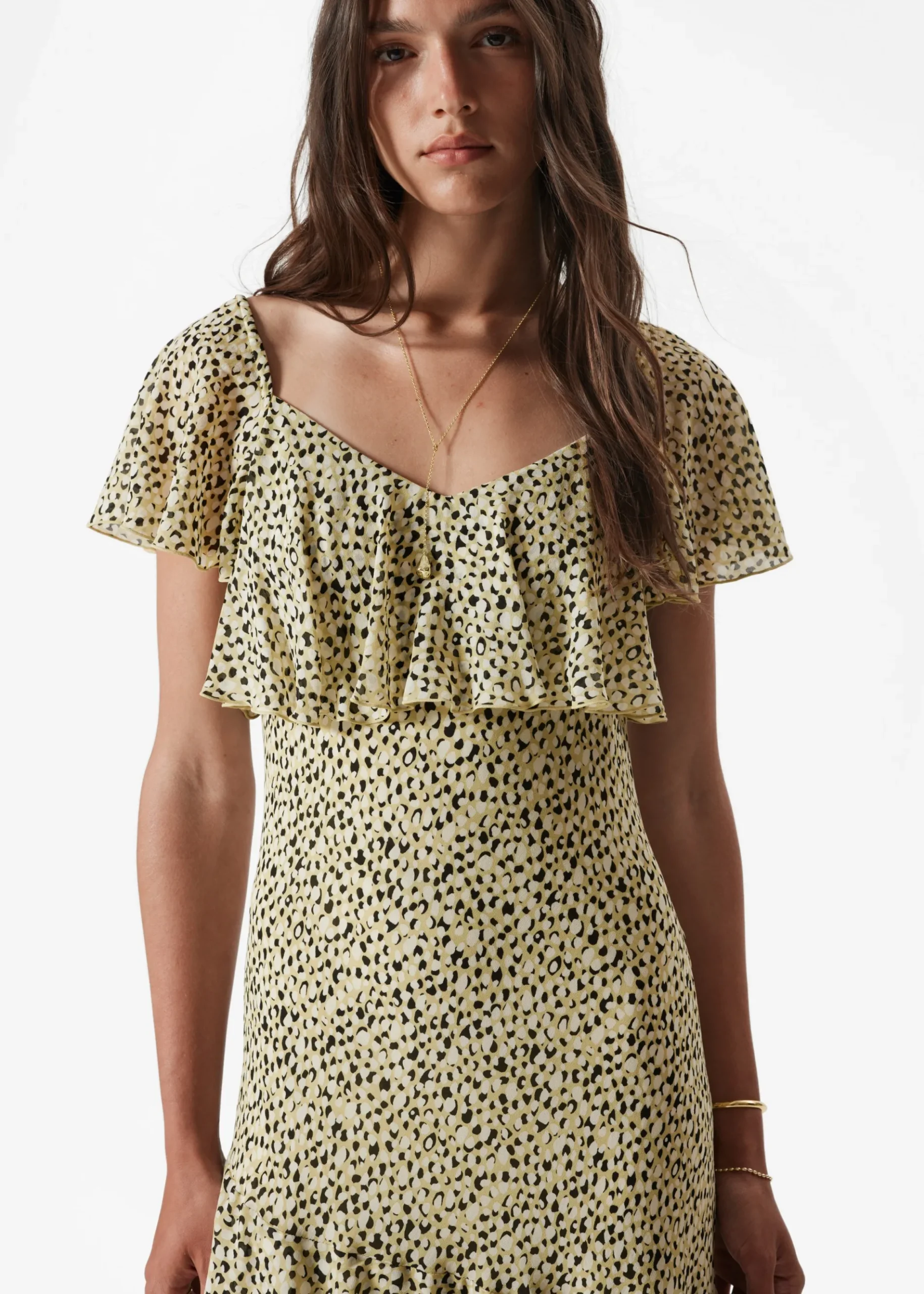 & Other Stories Maxikleid mit Volants