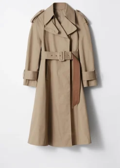 & Other Stories Maxi-Trenchcoat mit Gürtel