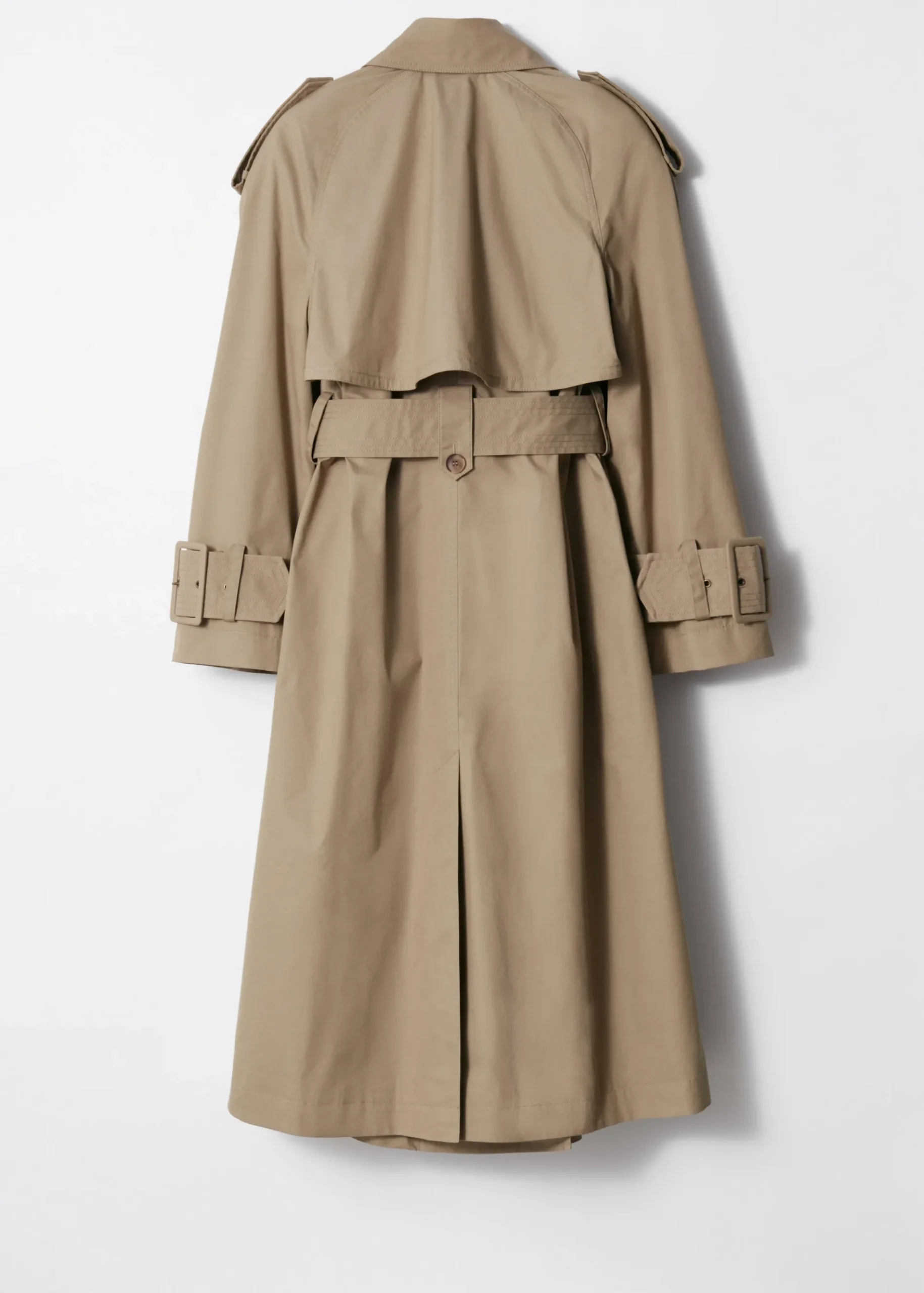 & Other Stories Maxi-Trenchcoat mit Gürtel