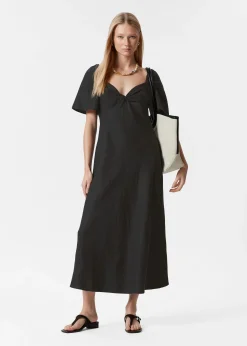 & Other Stories Midikleid aus Leinen