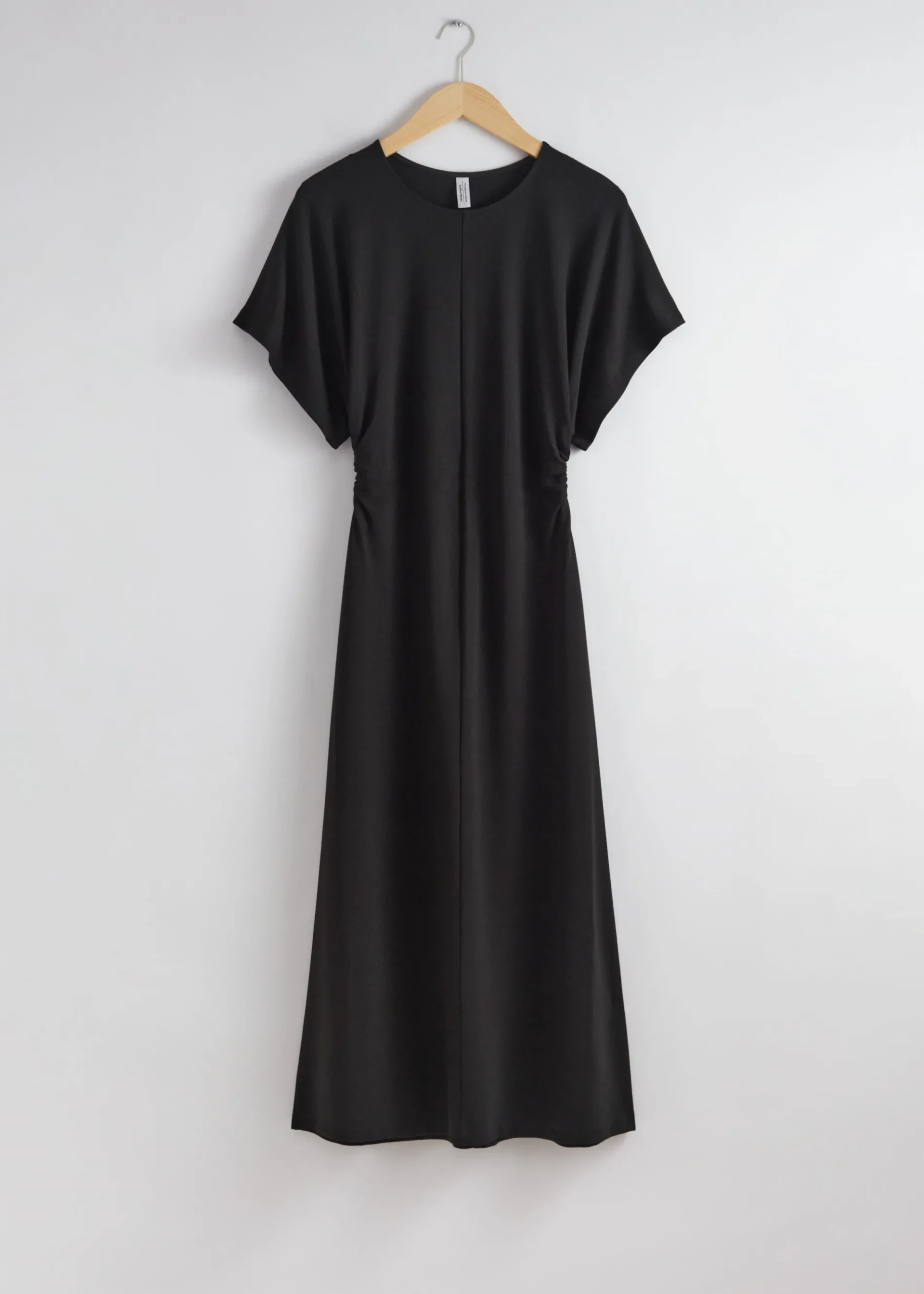 & Other Stories Midikleid mit Volantärmeln