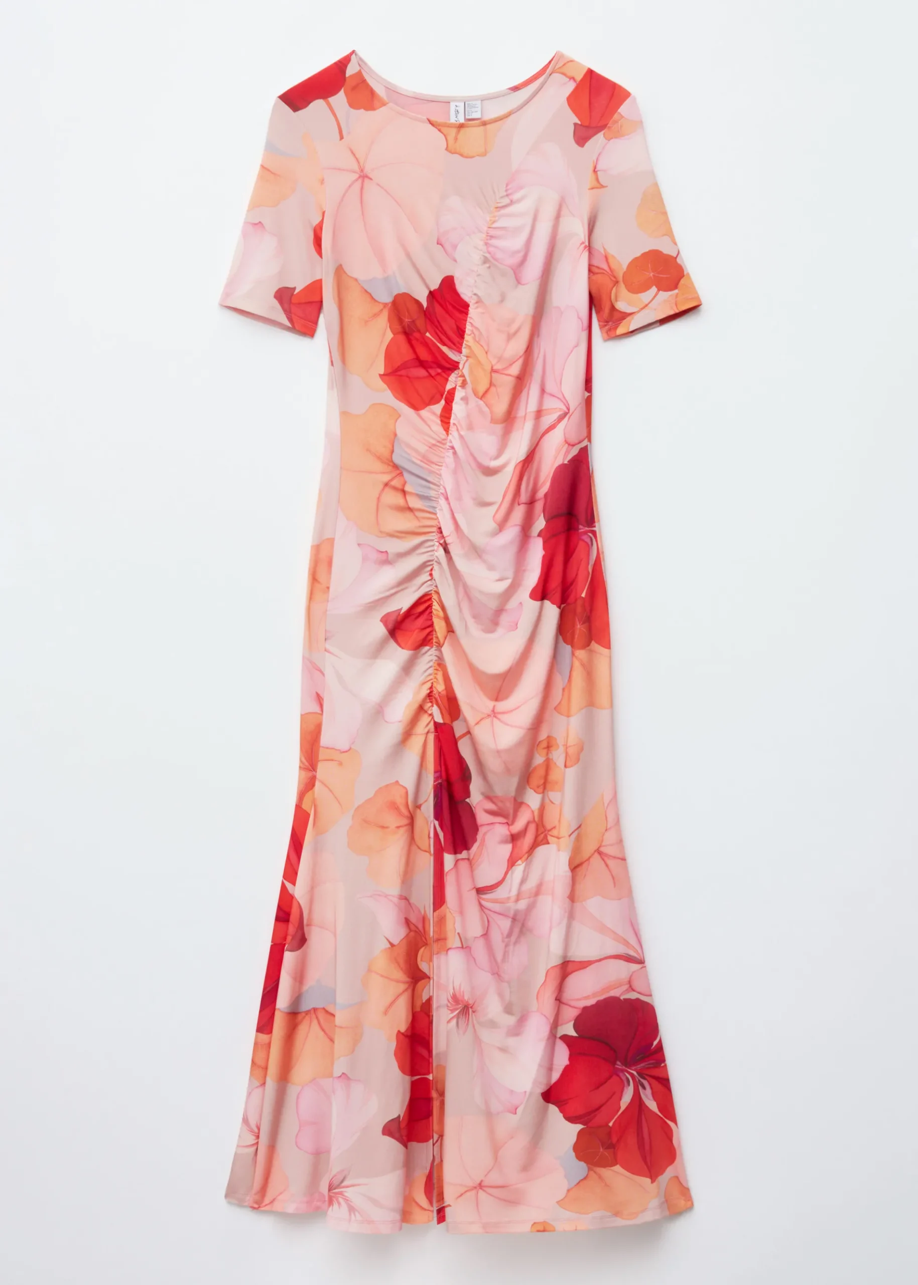 & Other Stories Midi-Strickkleid mit Raffungen