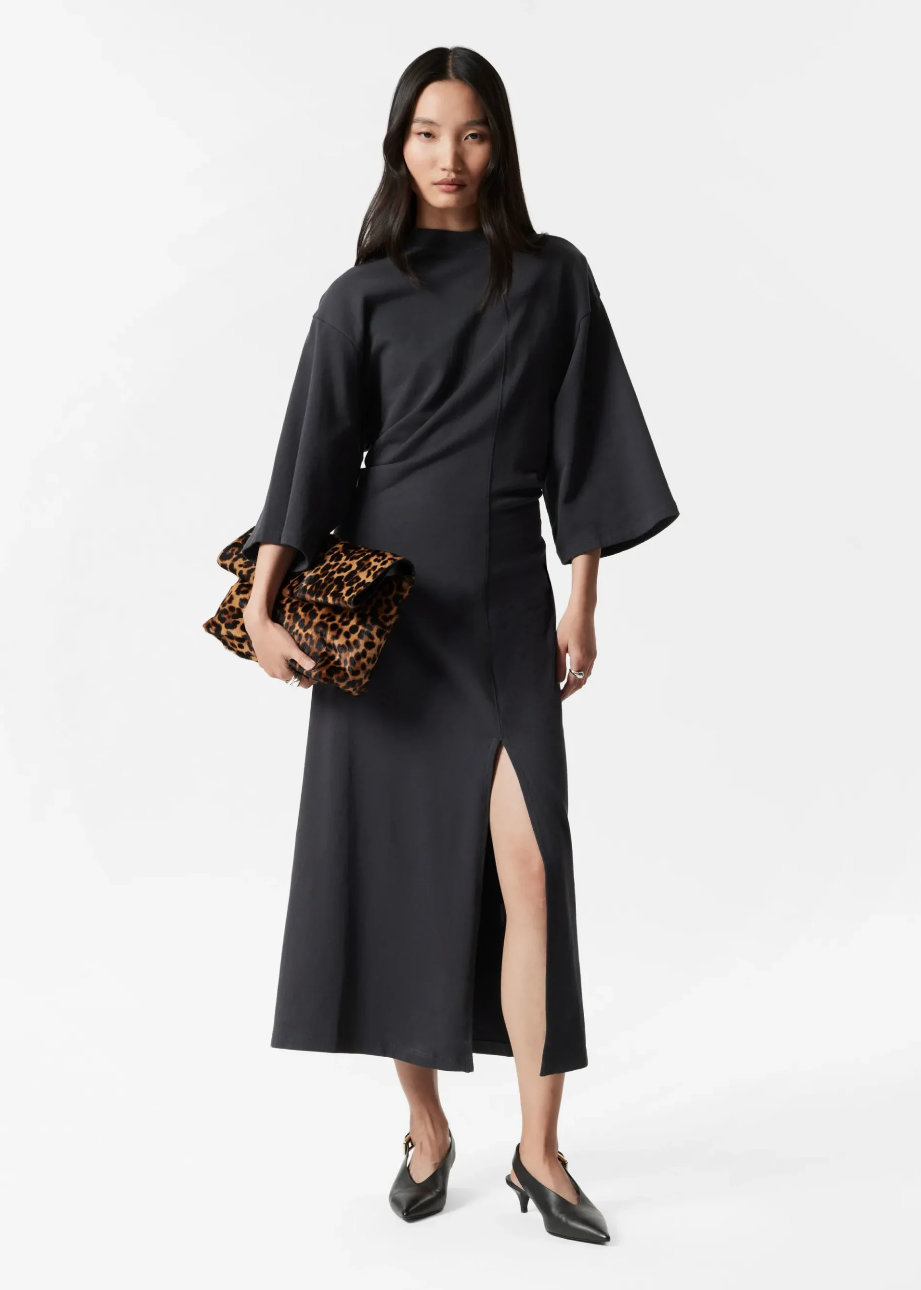 & Other Stories Midi-Sweatshirtkleid